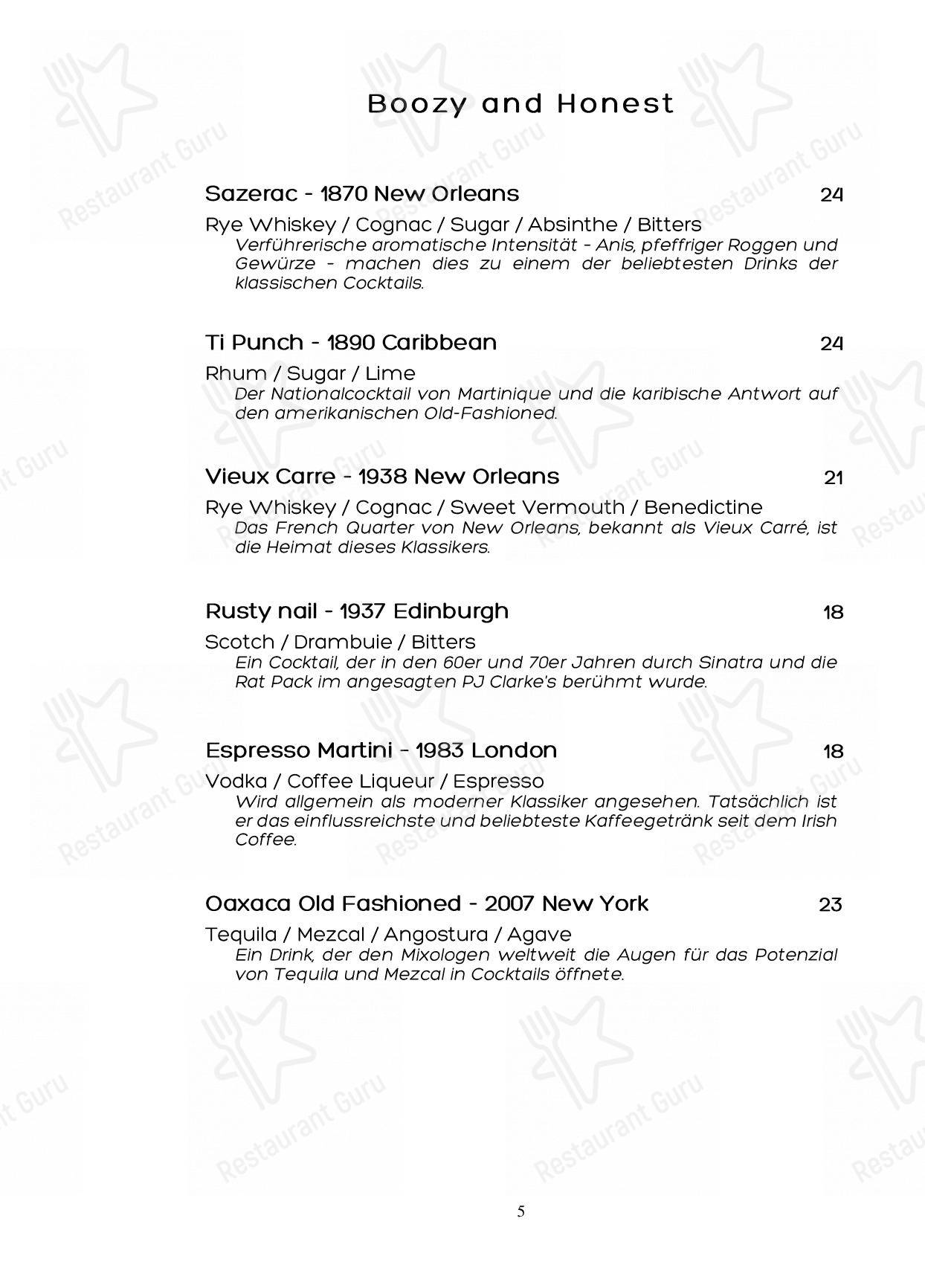 Menu di Noumi Grill & Bar - Menu