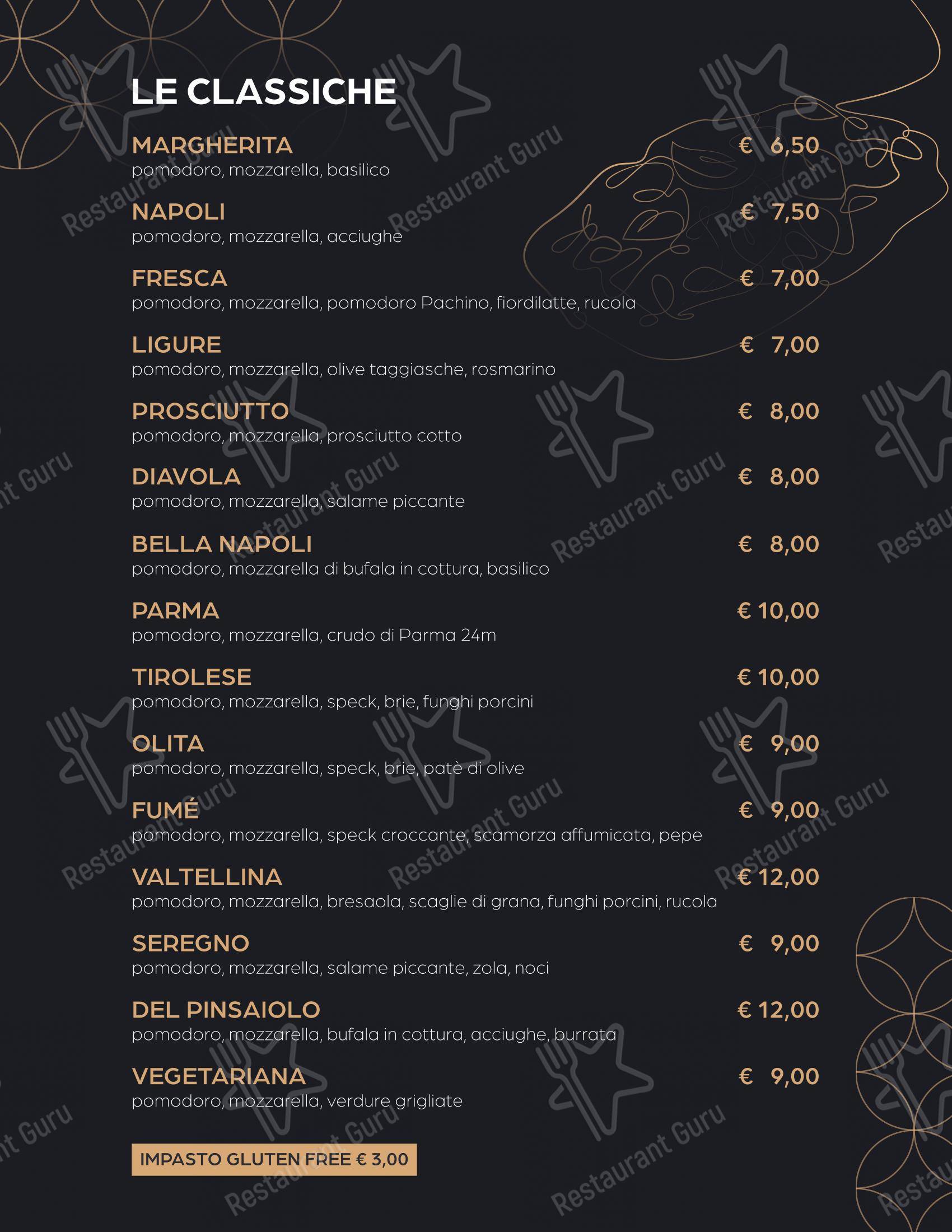 Menu di Ottocento osteria con cucina - Детское