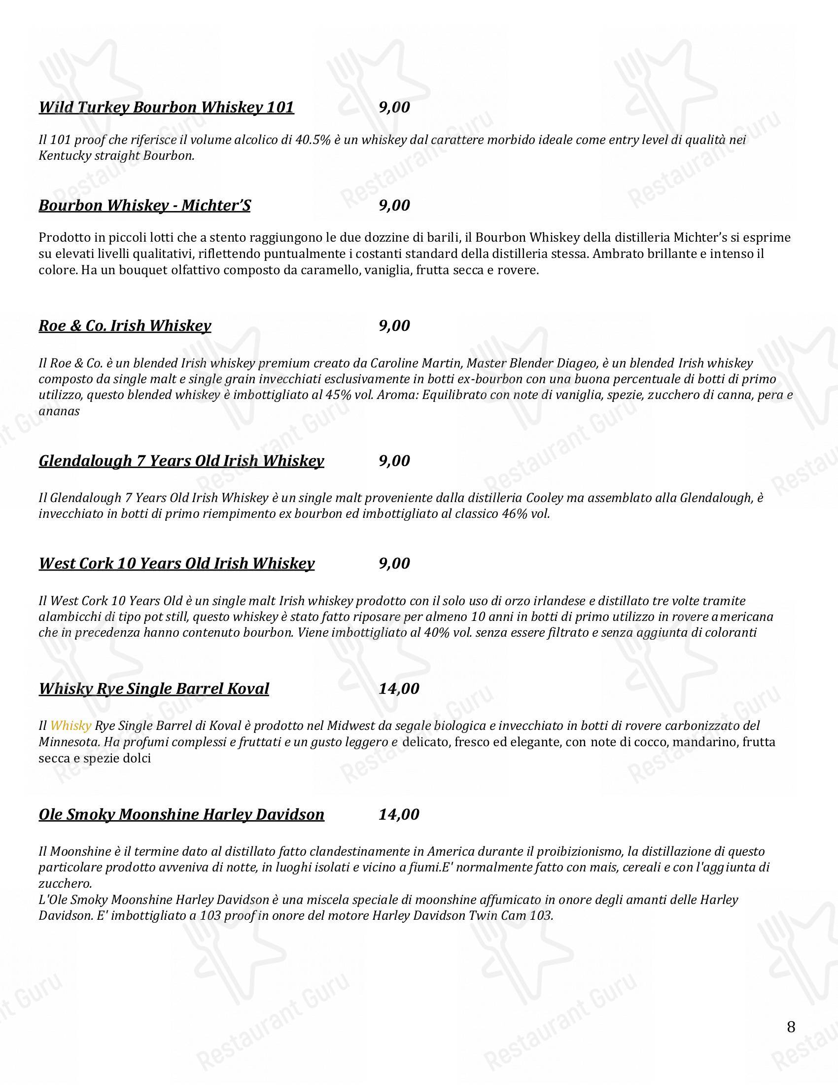 Основное меню per Shake Cocktail & Wine Bar in Rovellasca