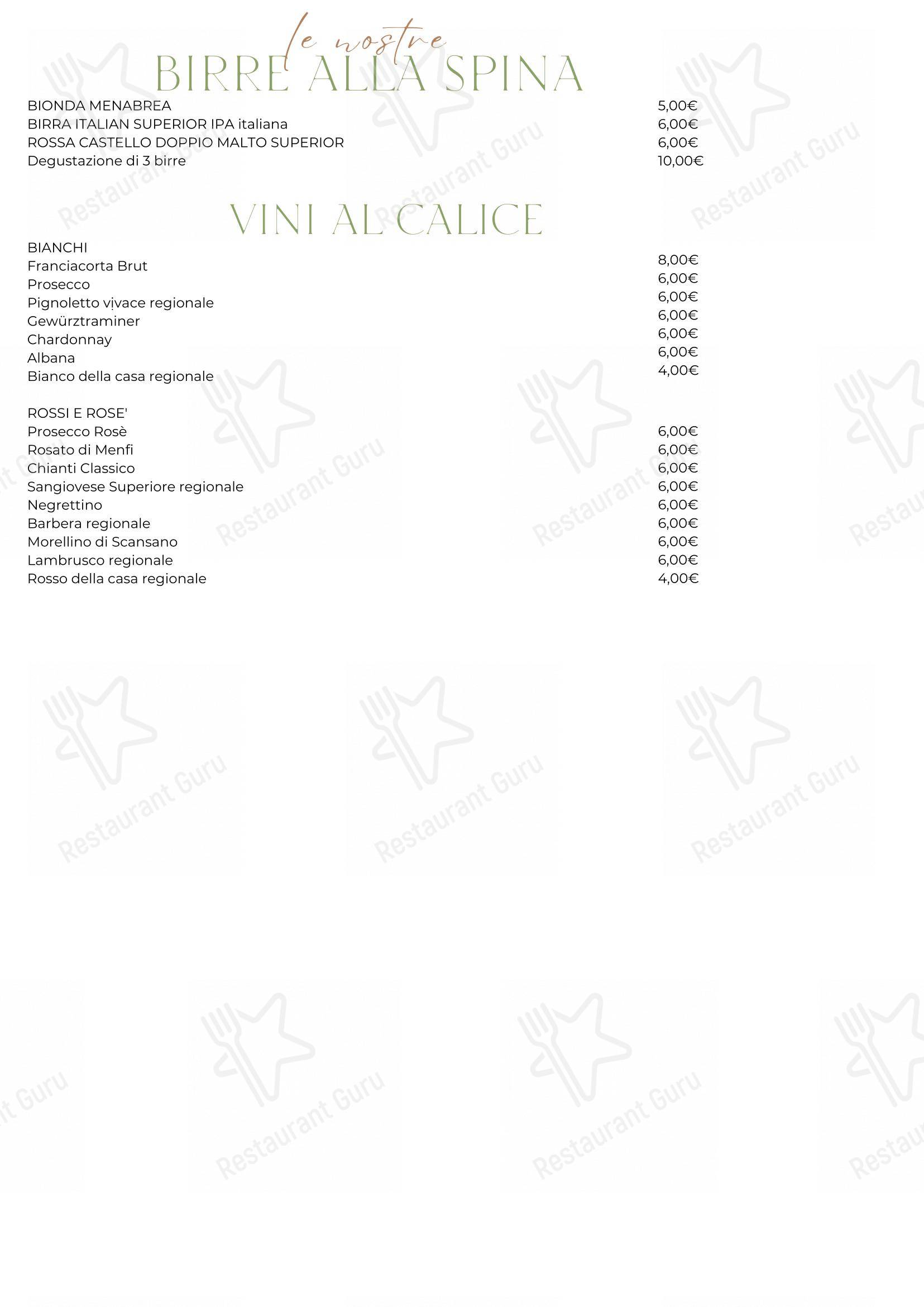 Menu di Vito a San Luca - 菜单