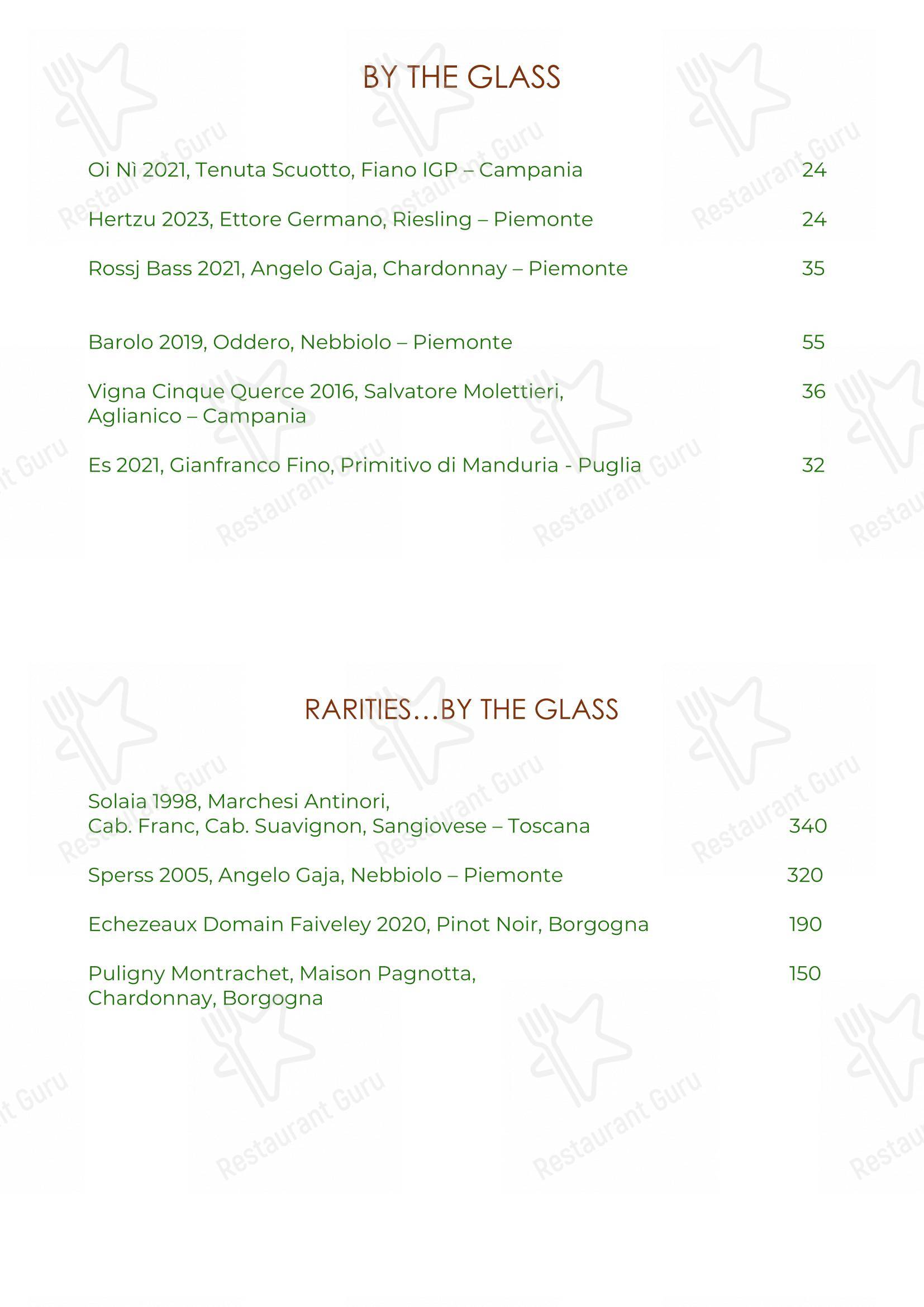 Коктейльная карта per Al Palazzo ristorante