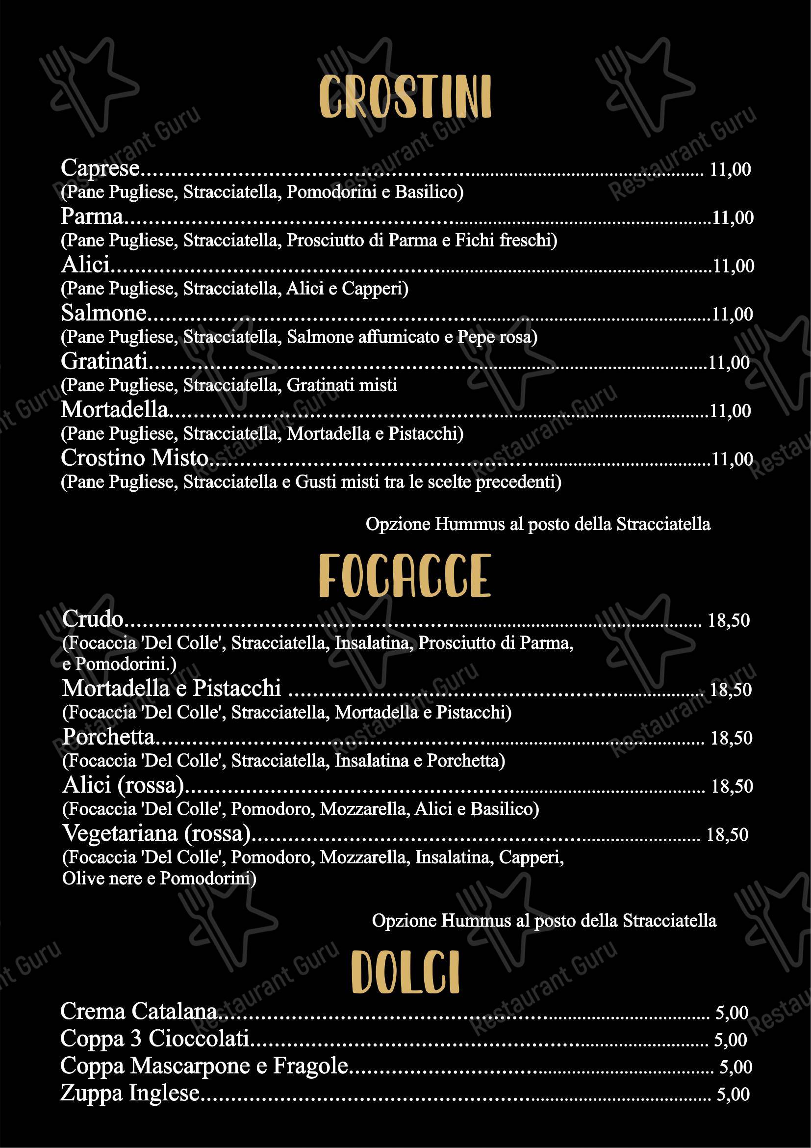 Menu per Café Del Market 43 in Rimini