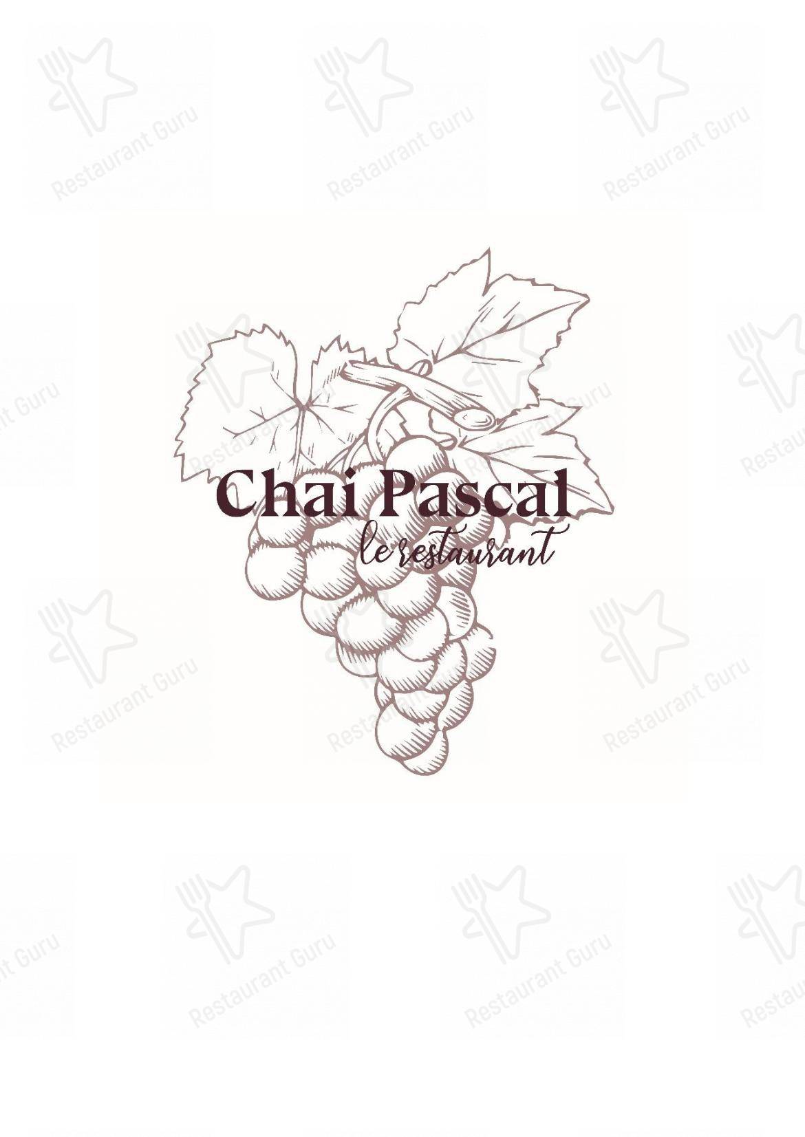 Chai Pascal Saint Emilion dans Saint-Émilion - Menu