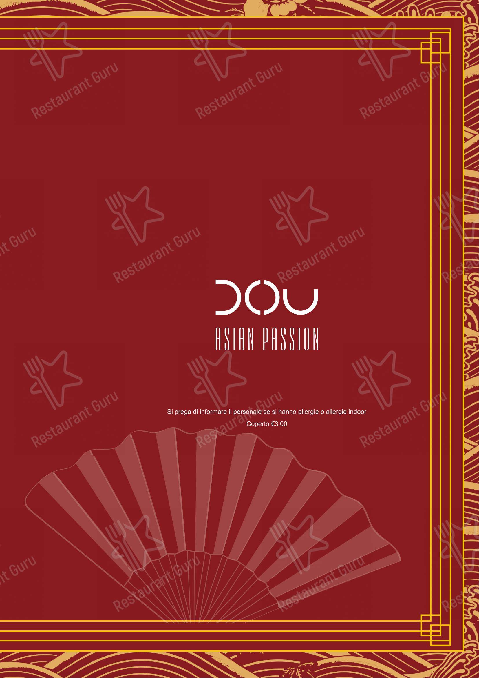 Menu per Dou Asian Passion ristorante