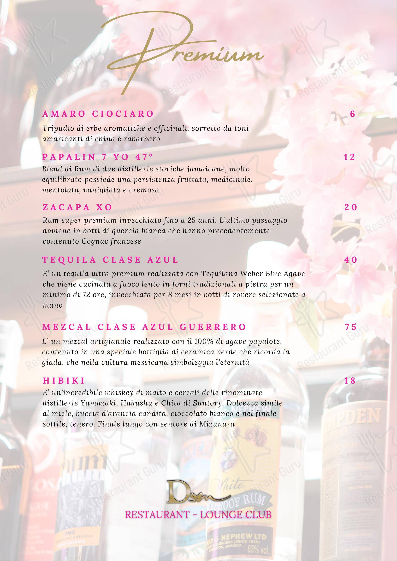 DeM Pavia - Ristorante e Lounge Bar in Pavia - Takeaway Menu