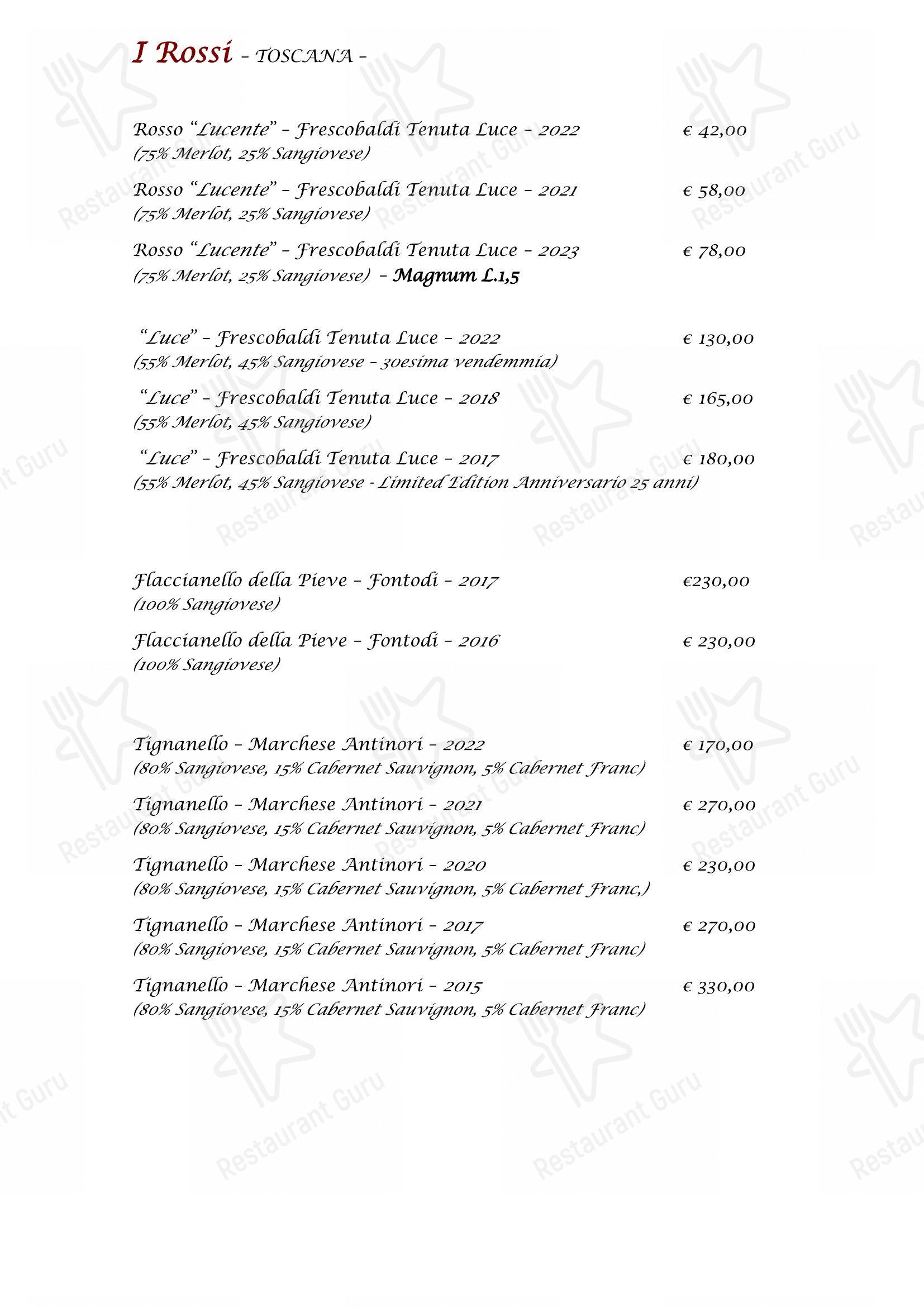 Menu bar per Edelweiss Stube in Sappada