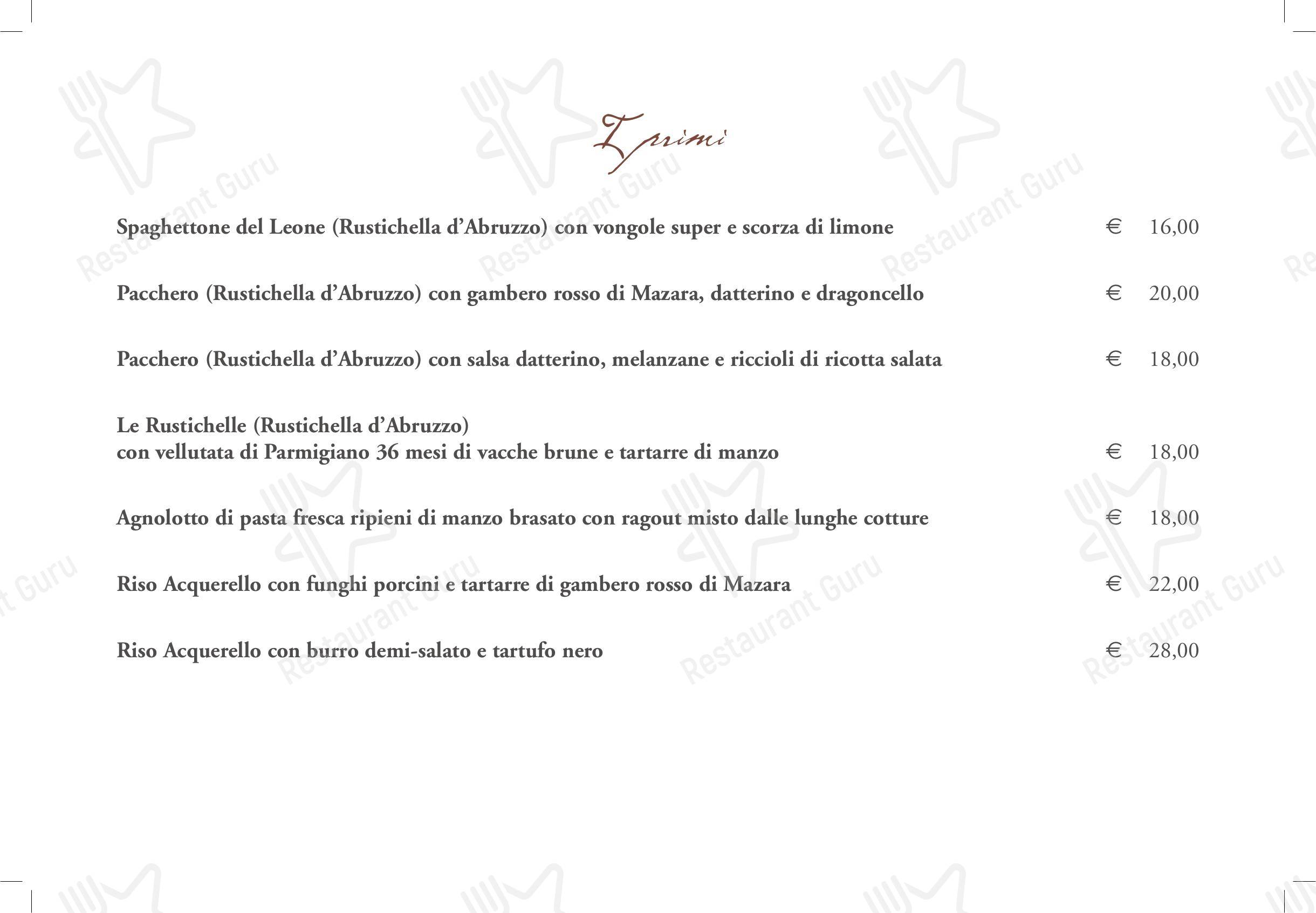 Основное меню per Foscolo Tre pizzeria