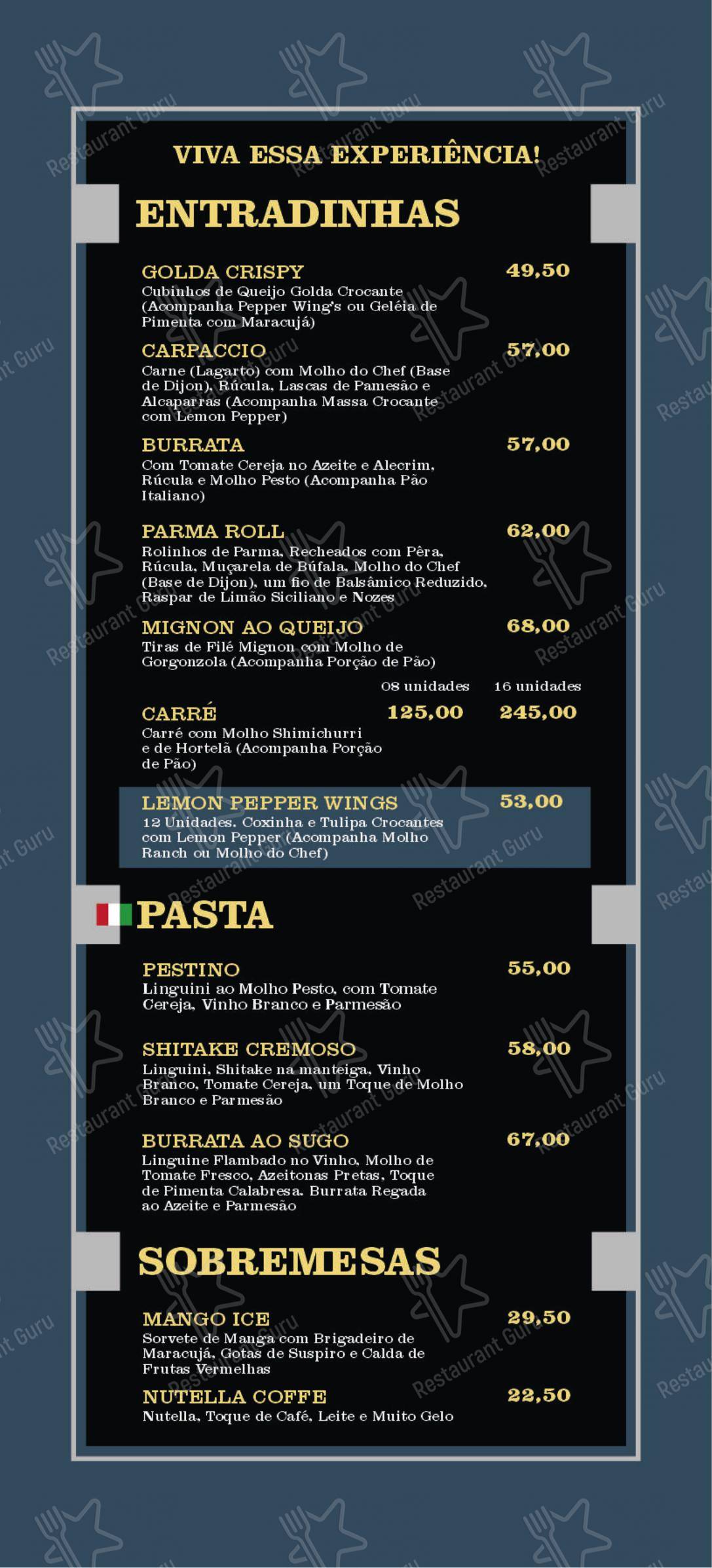 Hippo Pizza - Menu