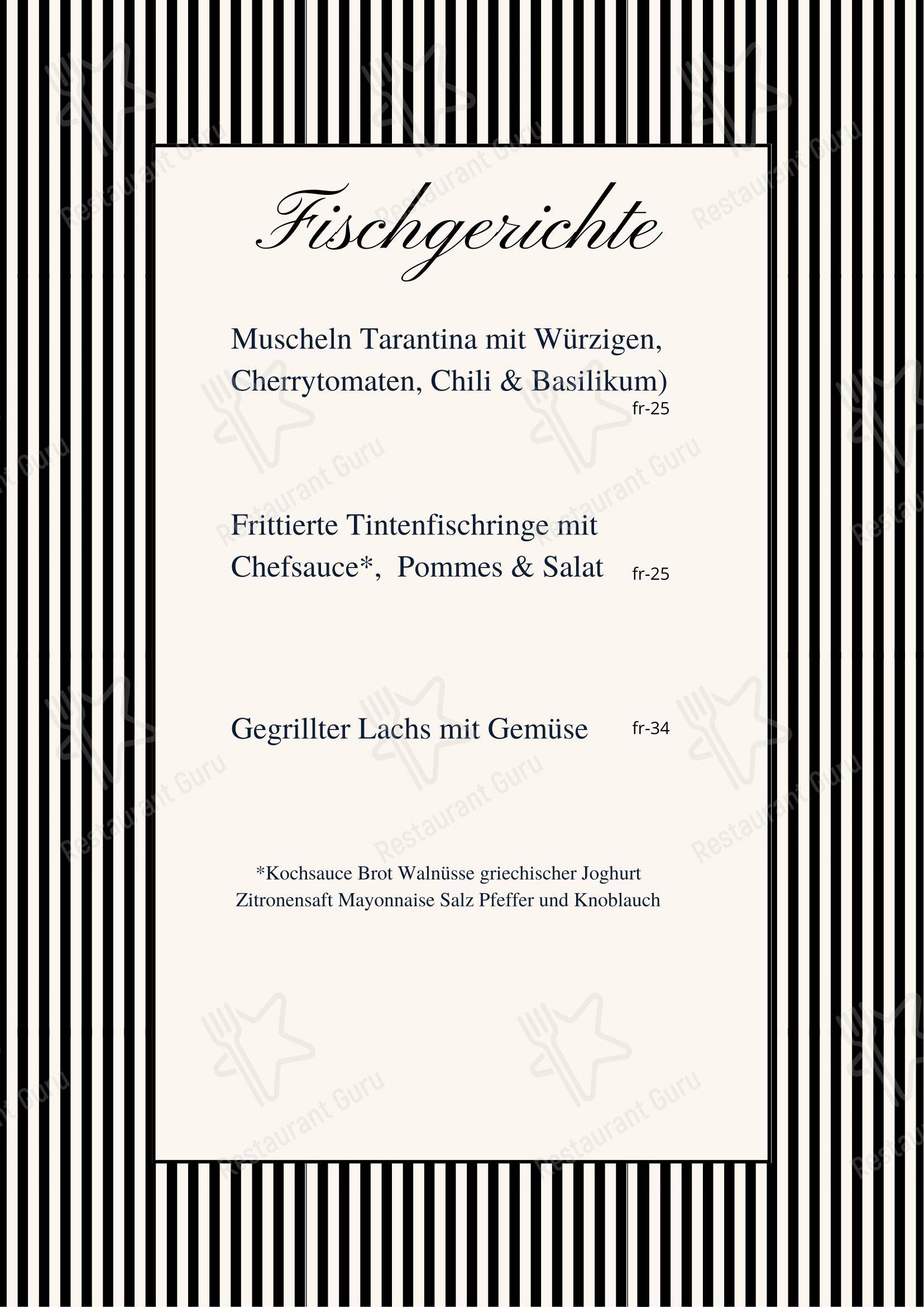 La Bottega da Pina in Kloten - Menu