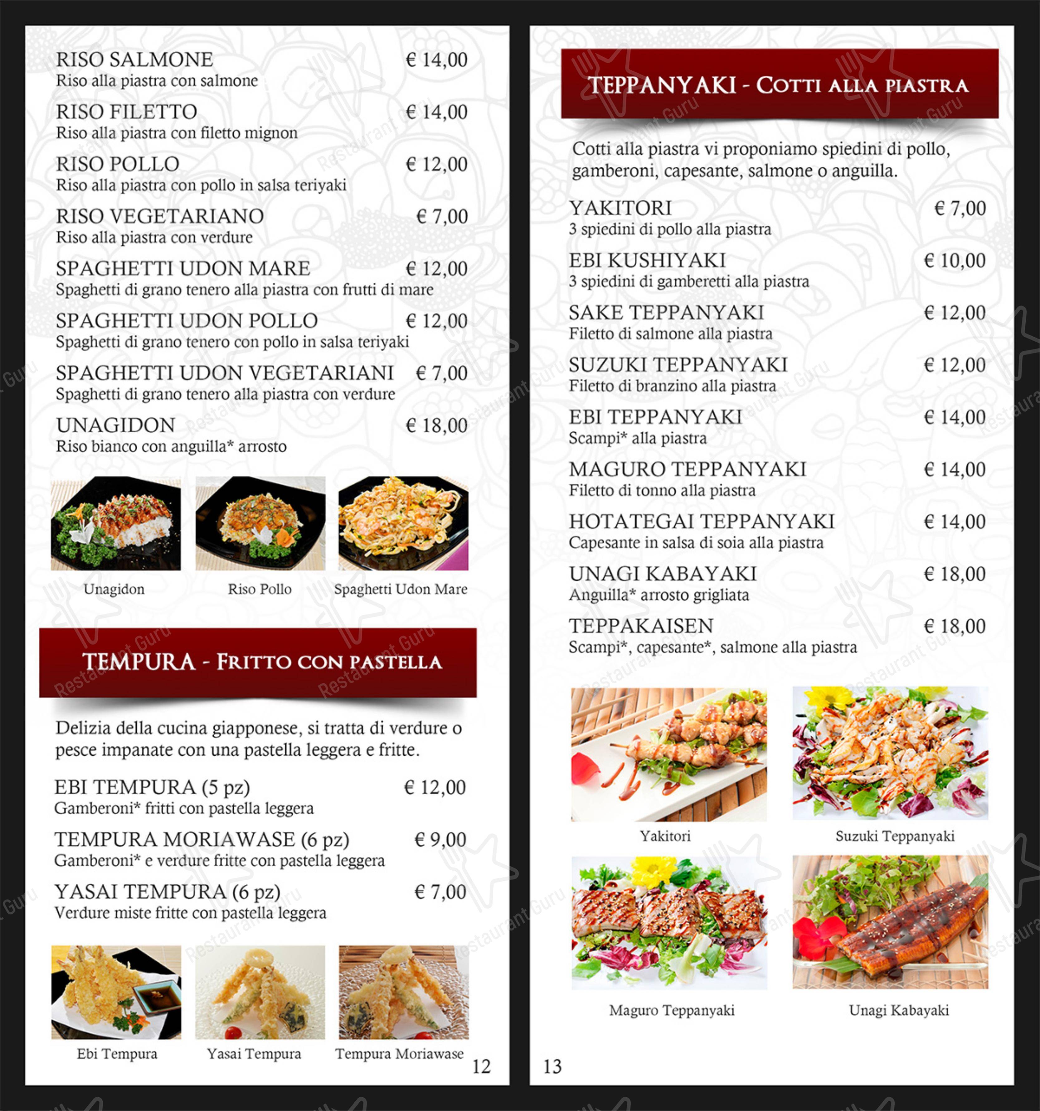 Menu di MODE SUSHI Restaurant, Take Away & Delivery - Menu