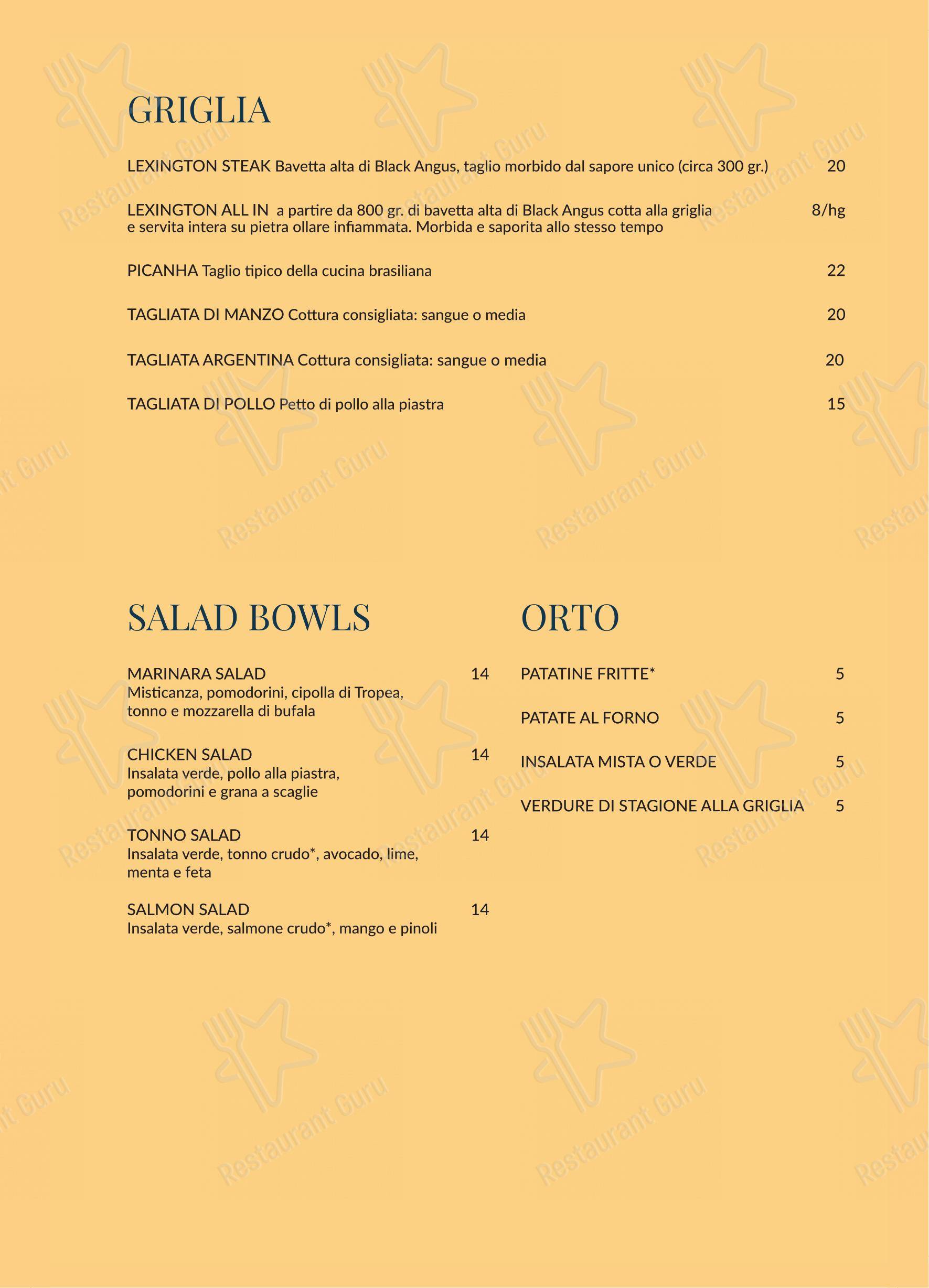 Menu per PLEASE - Pizza & Restaurant in Lesmo