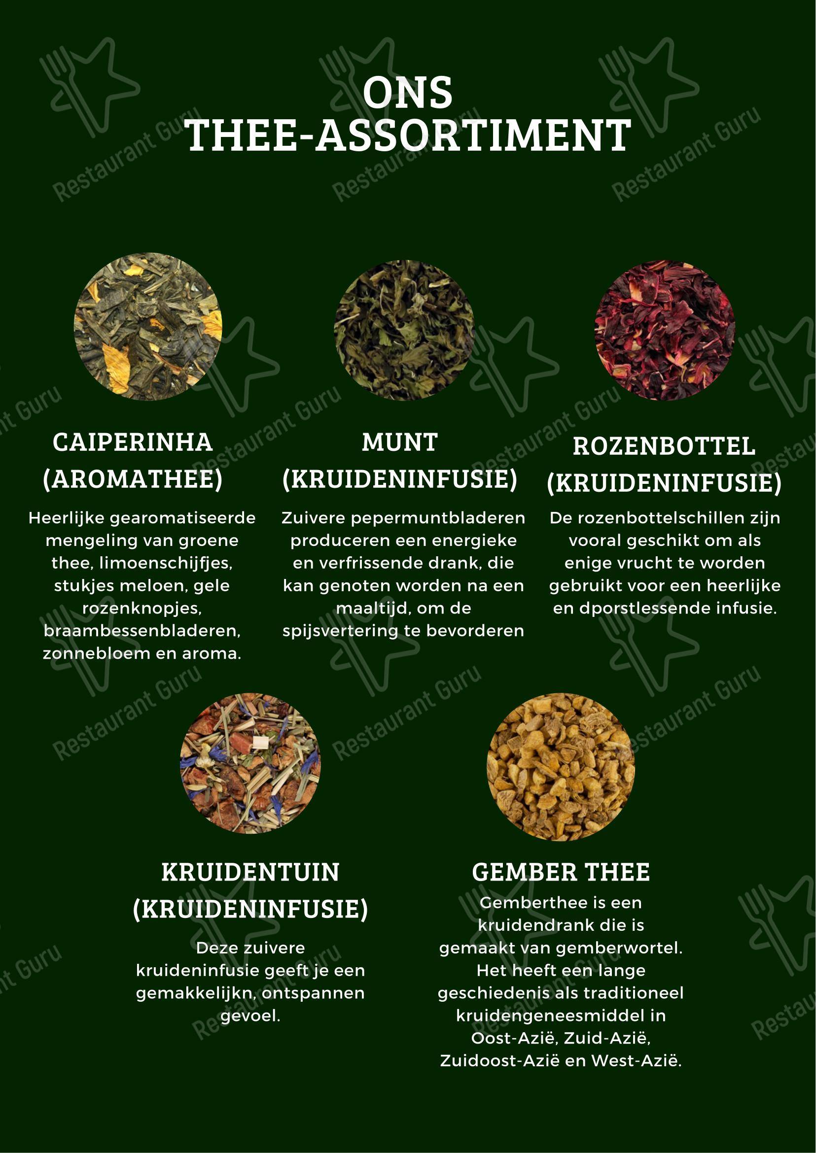 Petrouska dans Roulers - Menu