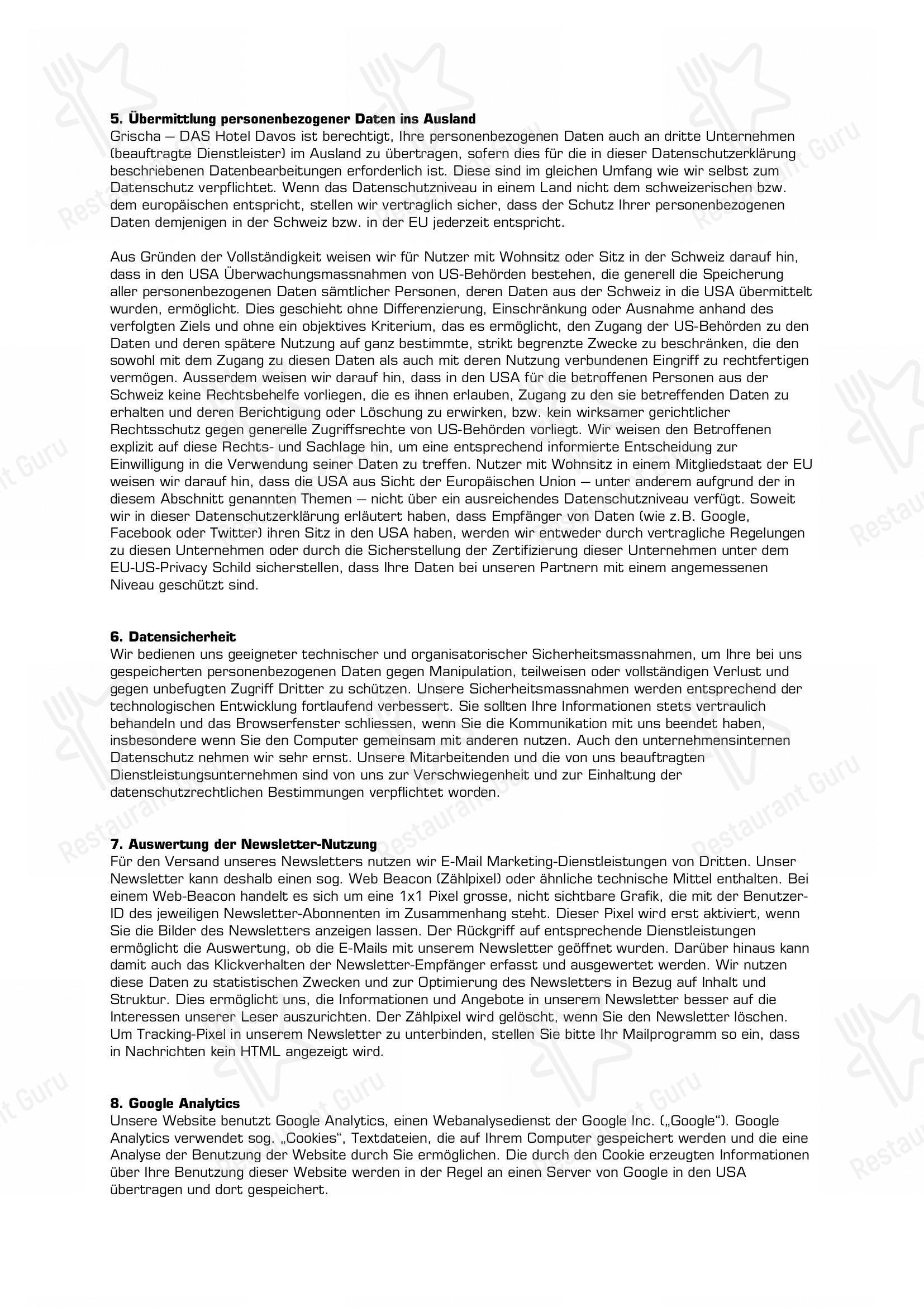 Menu di Pulsa Fonduestube - 菜单