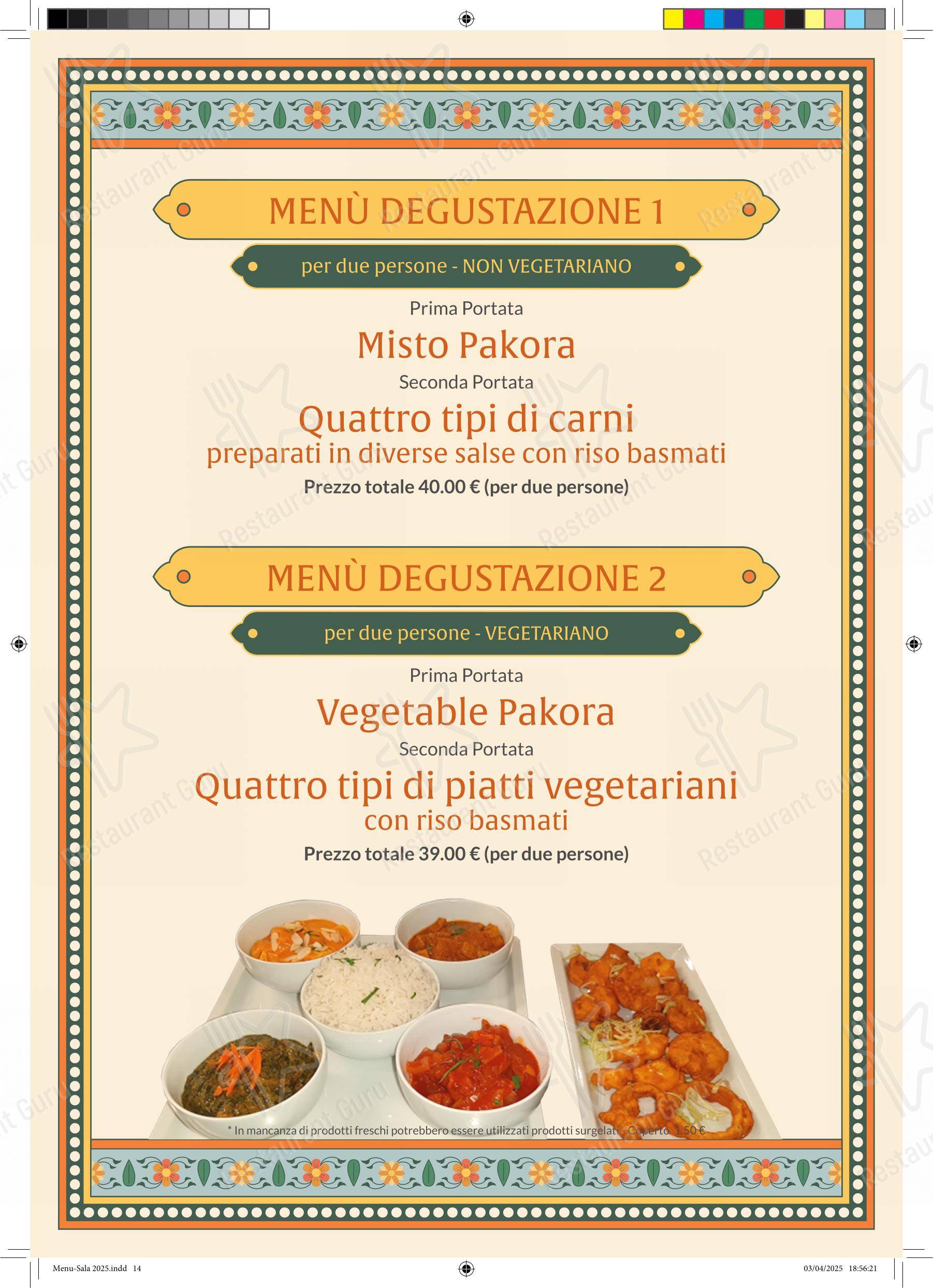 菜单 per Ristorante Pizzeria al Convento ristorante