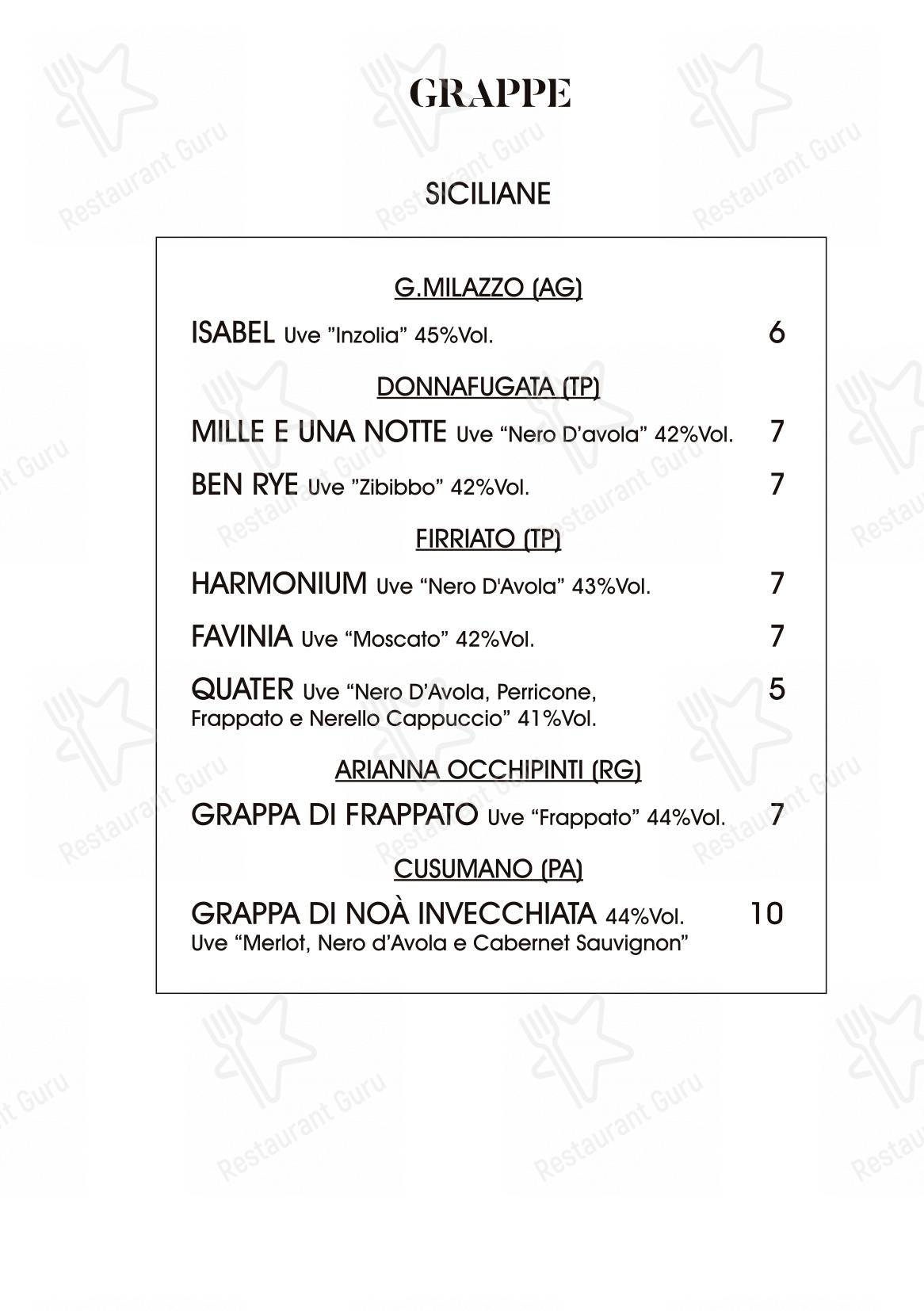 Menu di Salvinius - 菜单
