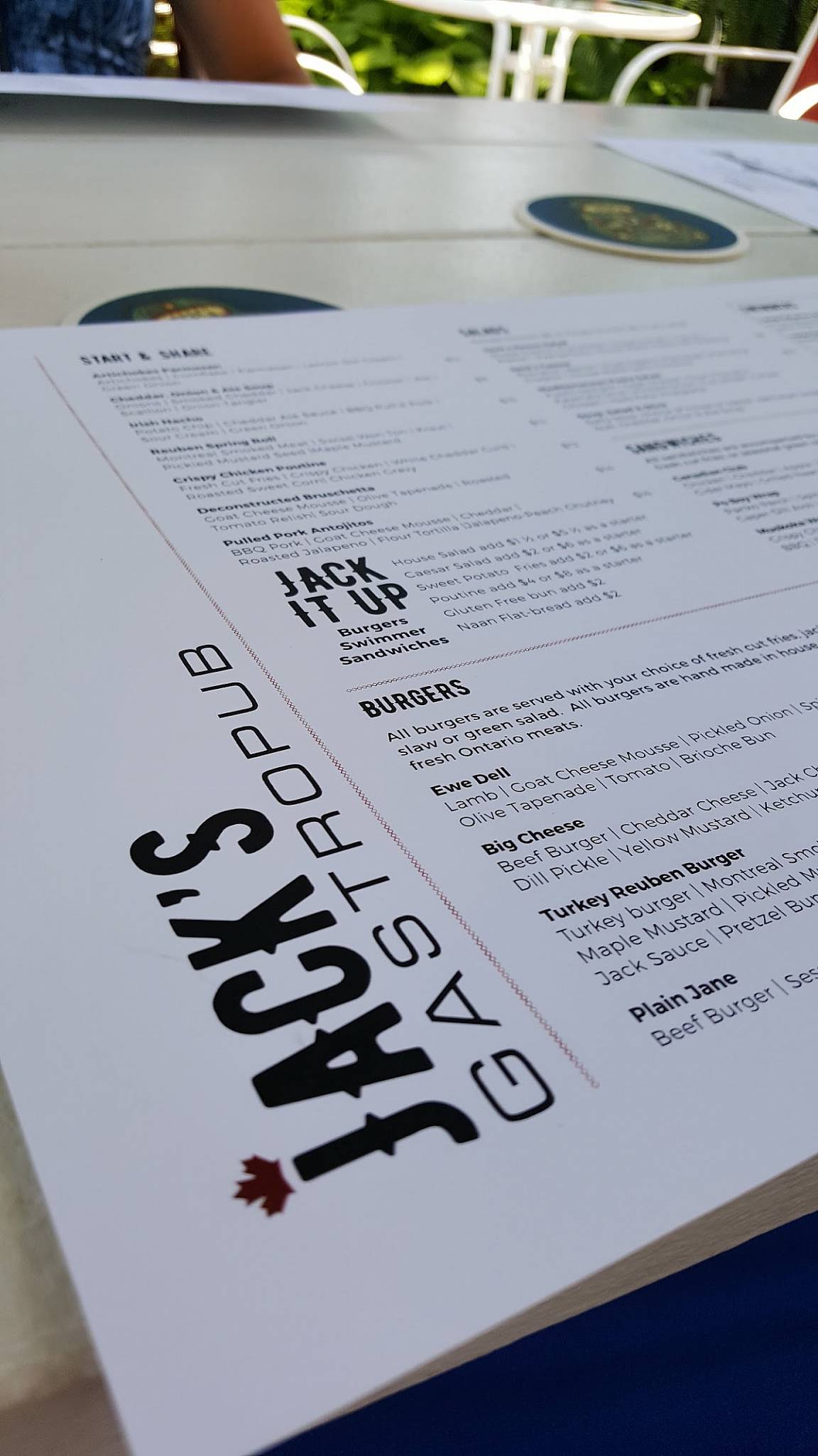 Menu at The Goose Kitchen + Bar by Jack's GastroPub, Kingsville