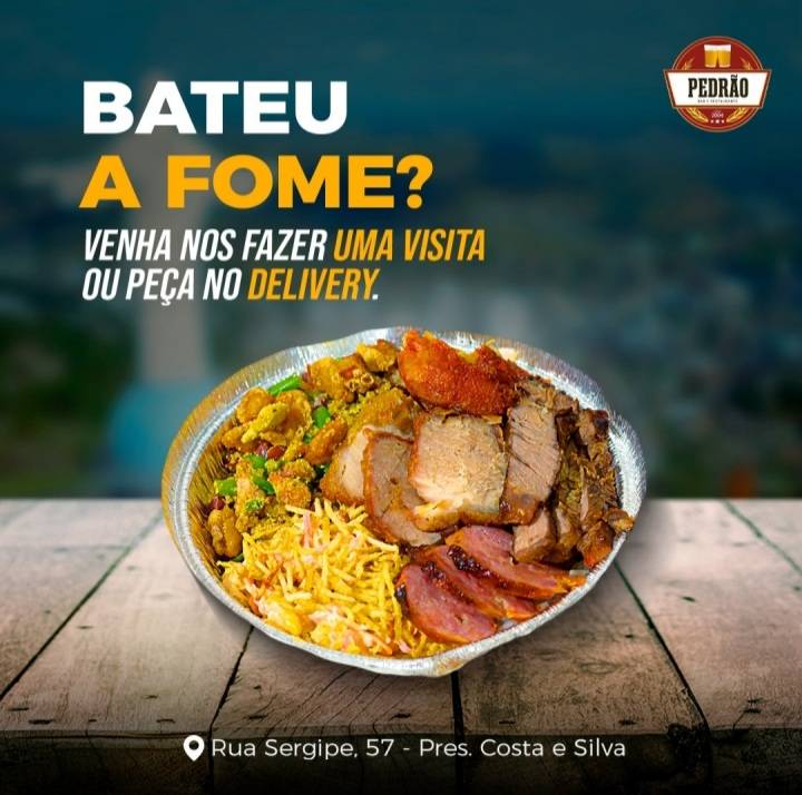 Bar do Pedrao cardápio