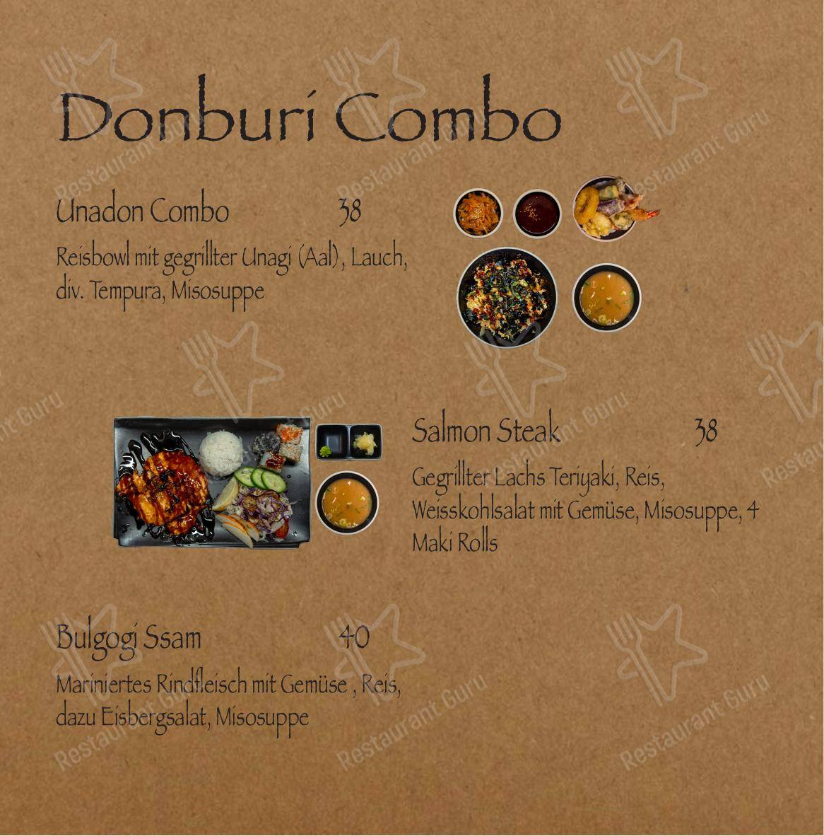 Menu per Minine in Zurigo