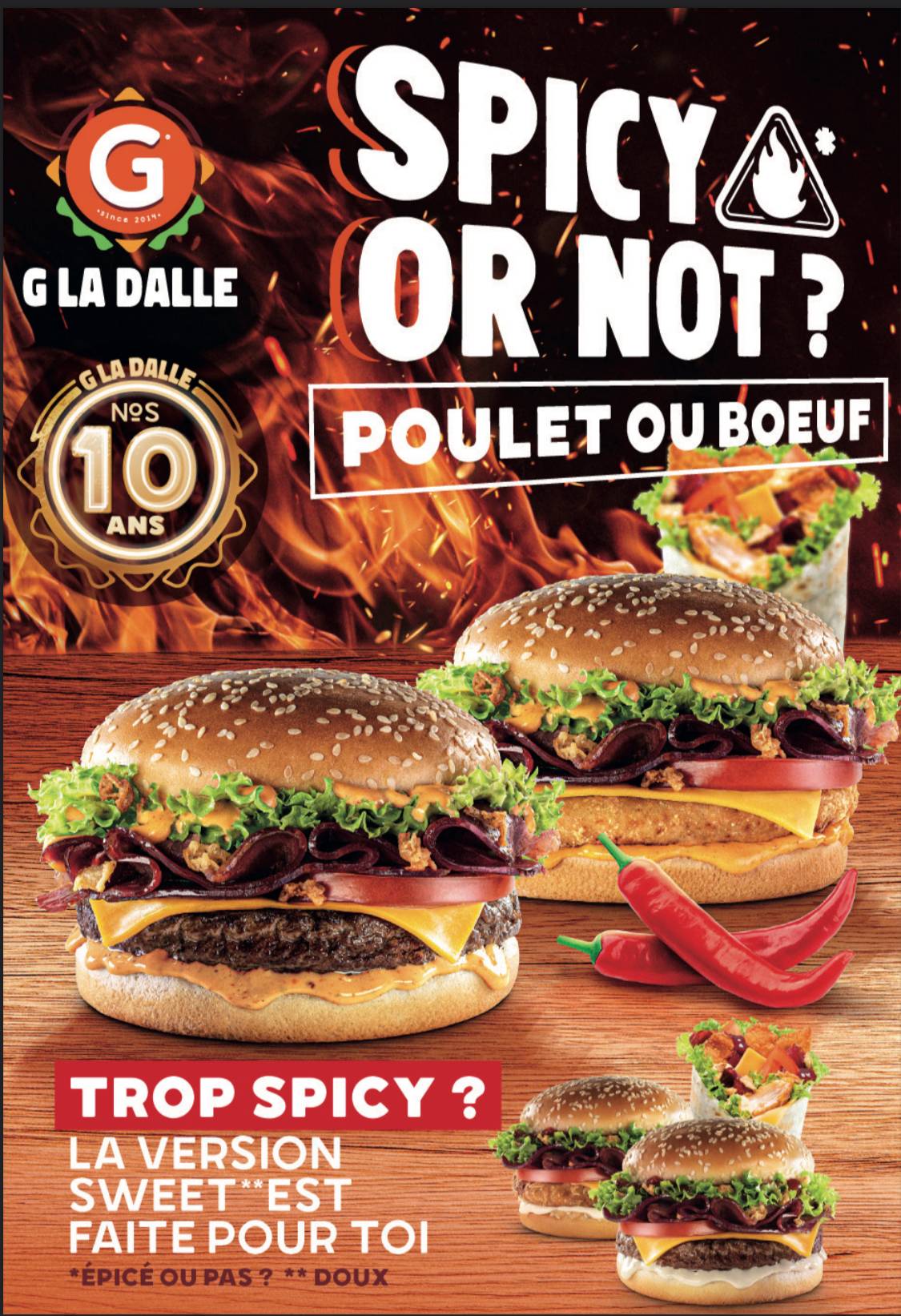 Menu de G LA DALLE - Rouen Rive Droite