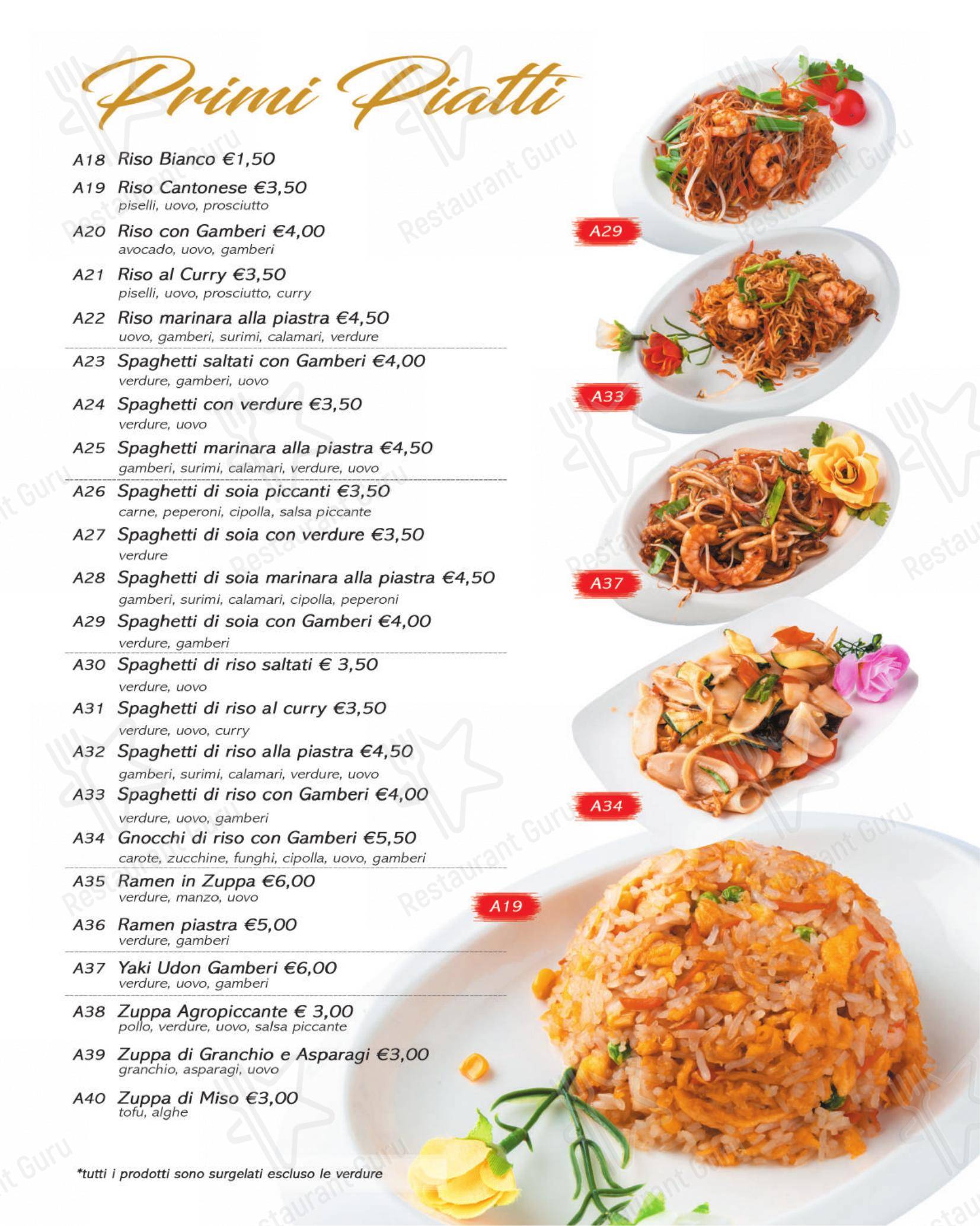 Yuki Sushi di carini in Carini - Menu