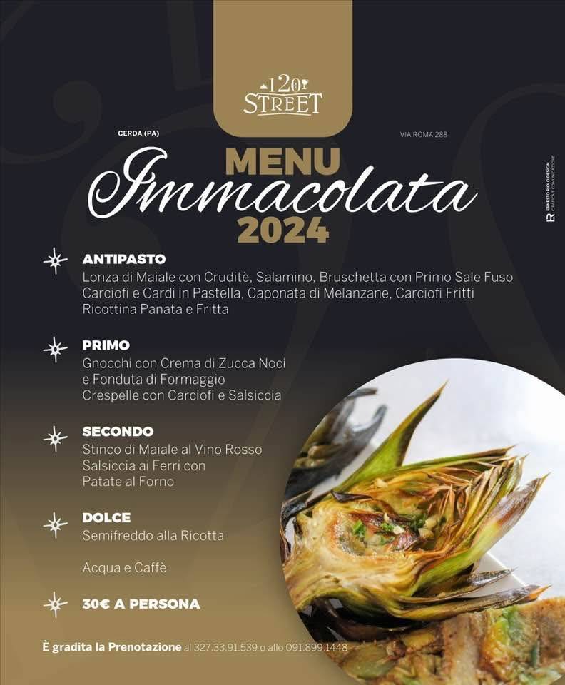 Menu di 120 Street (Ristorante Pizzeria) 