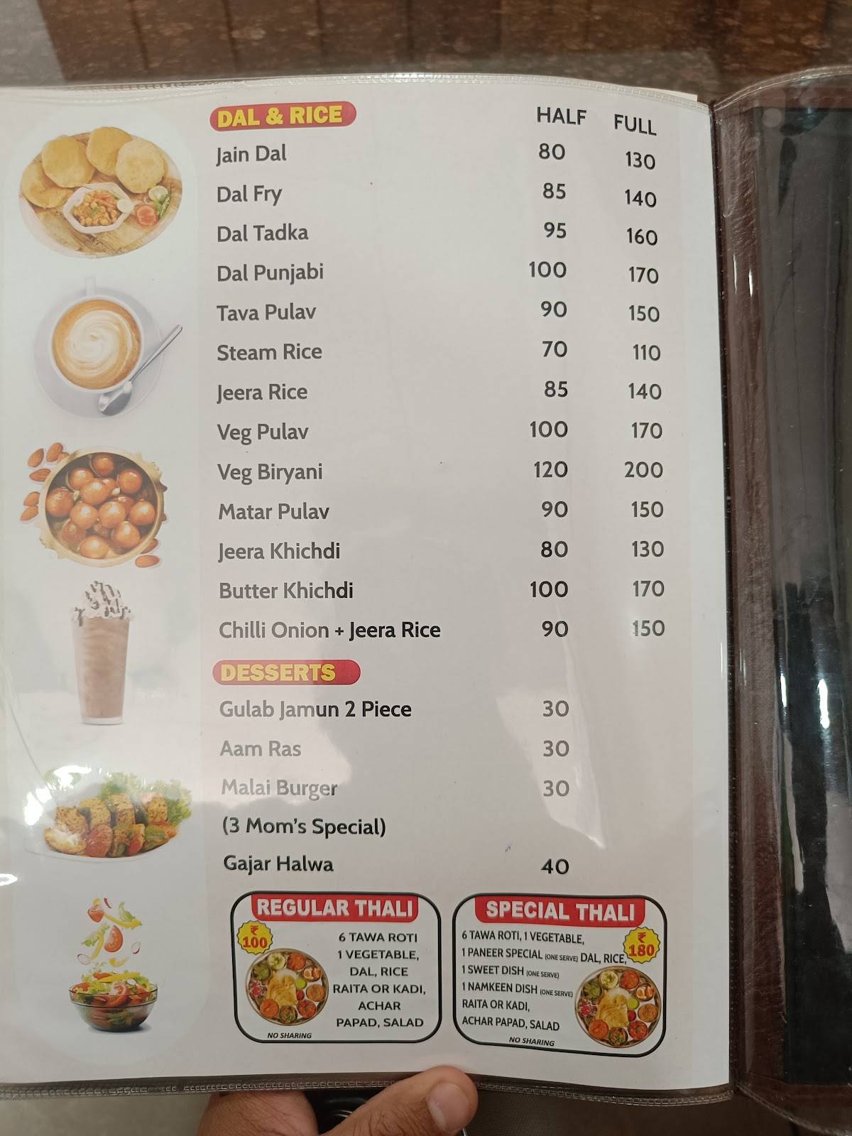 Menu at 3 Moms' Kitchen, Indore