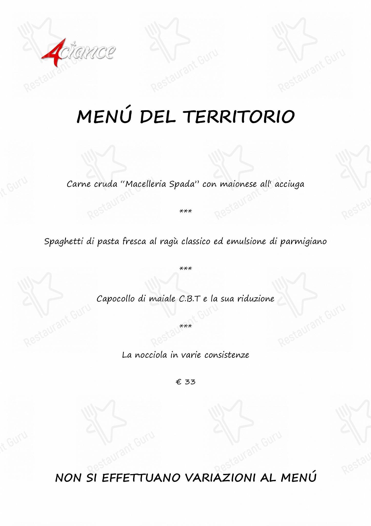 Breakfast Menu per 4 Ciance in Cuneo