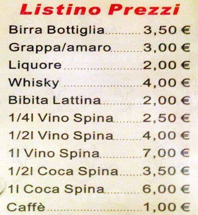 Menu di Ristorante 688 