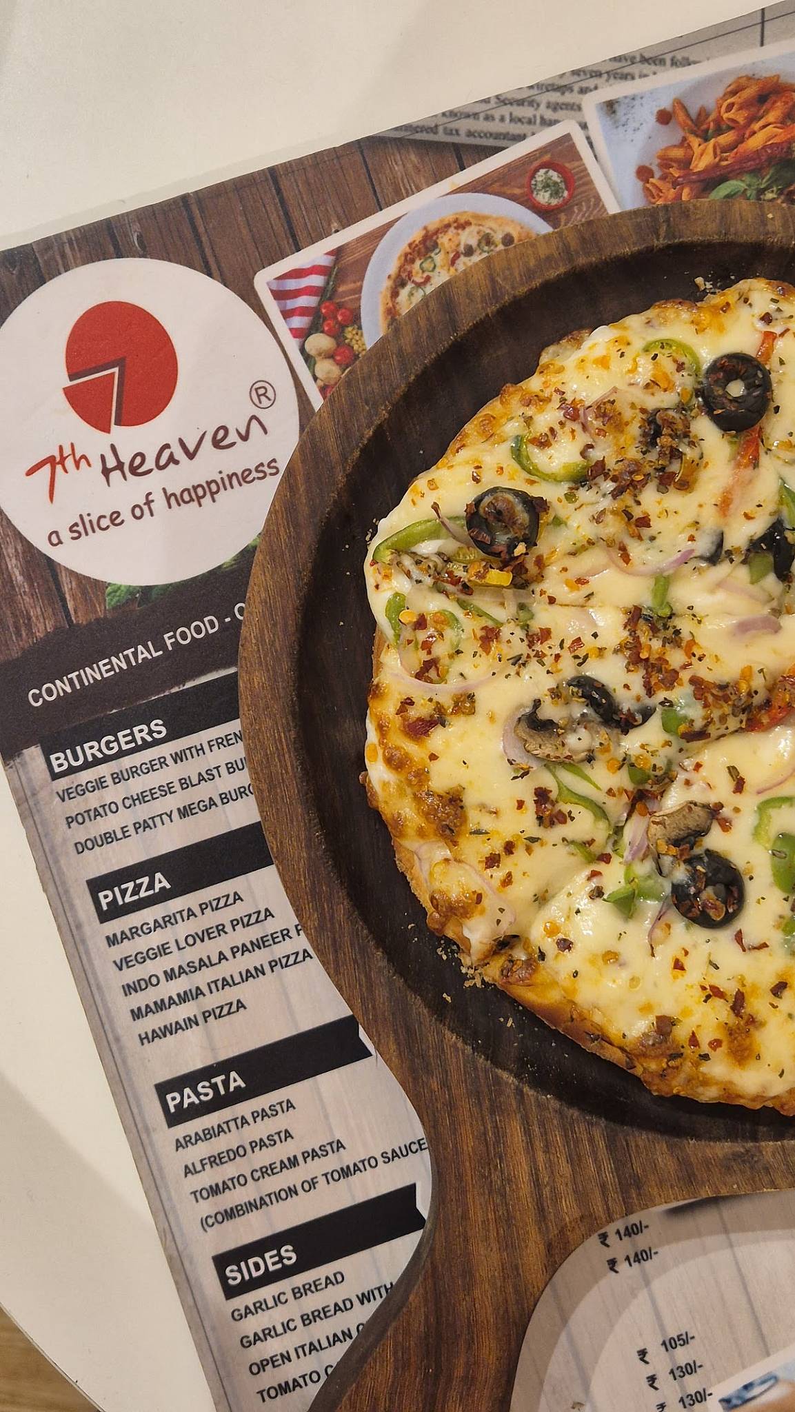 7th Heaven - Kankavli’s Best cafe menu