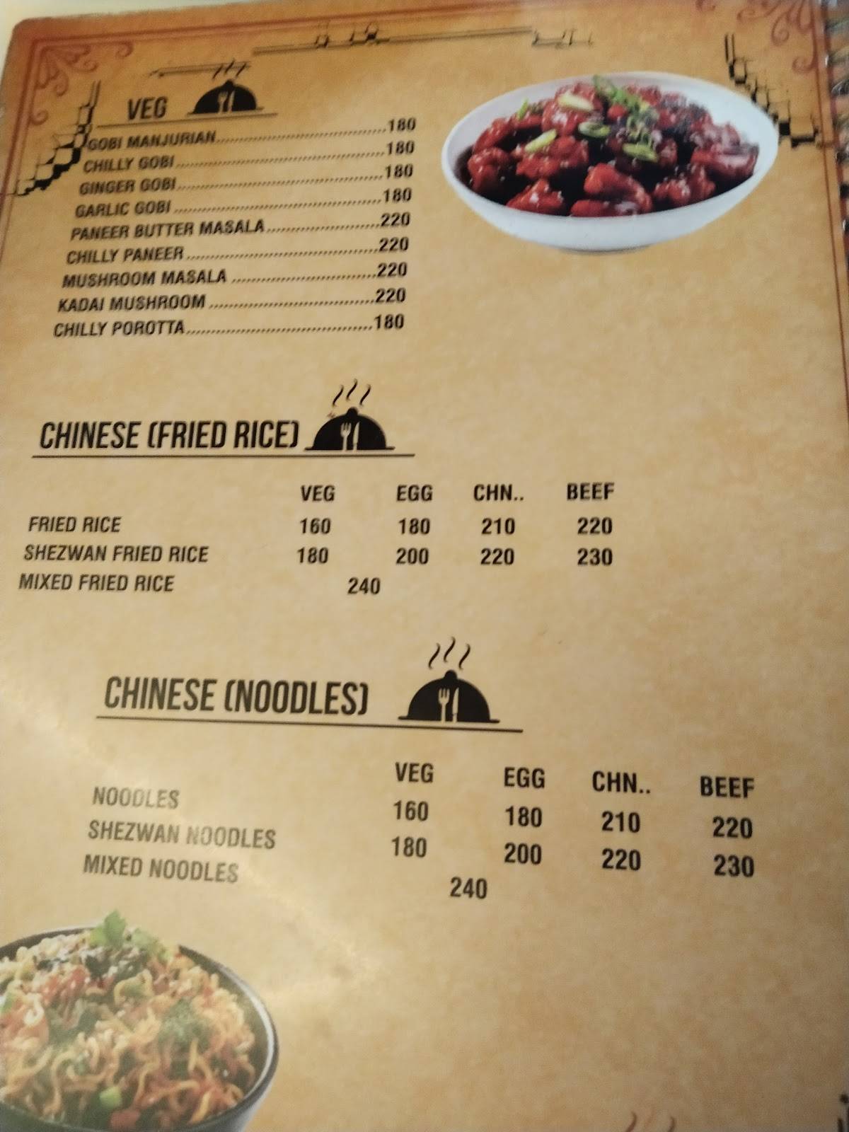 AL SAJ KITCHEN menu