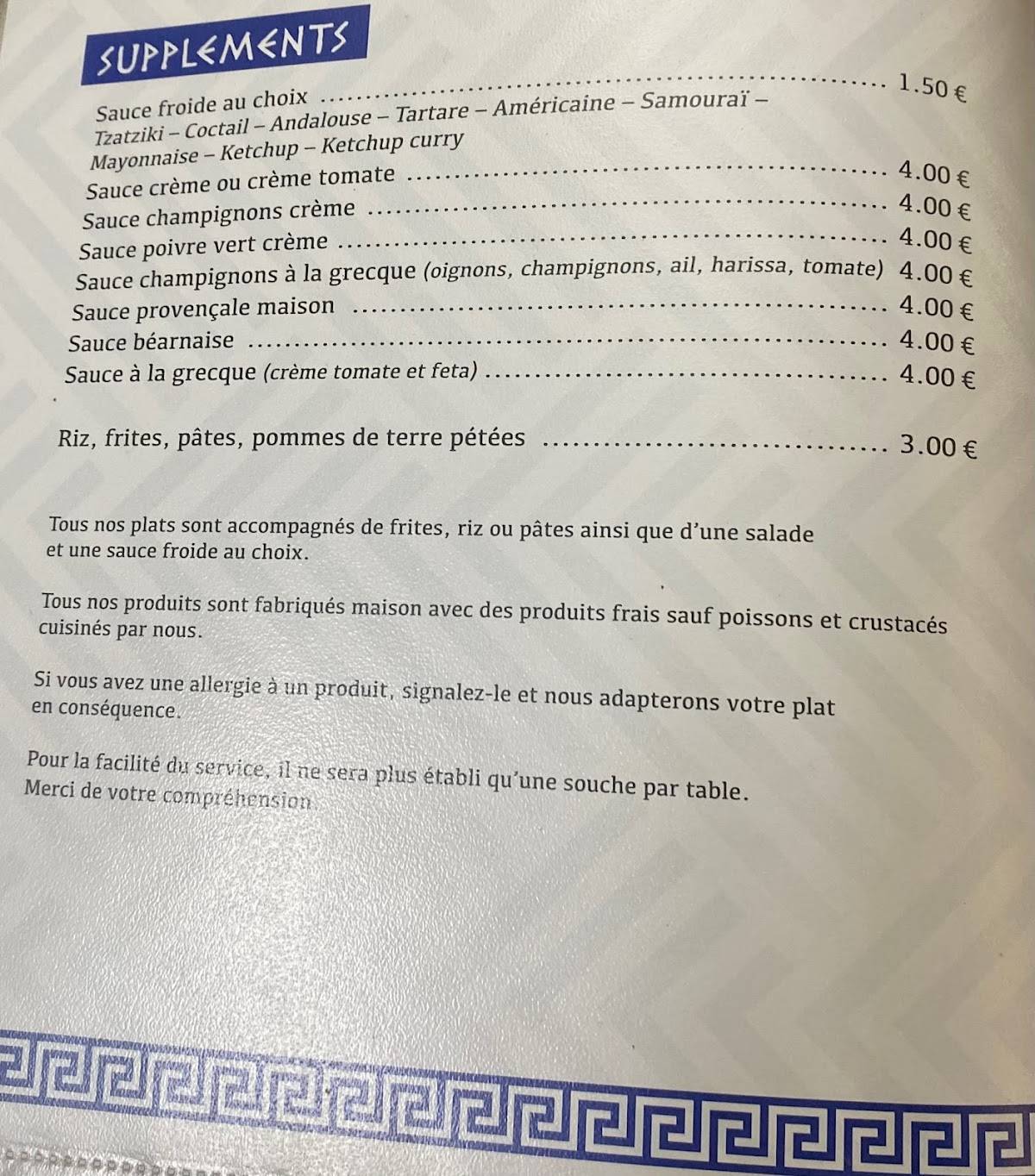 Menu de ATHENA