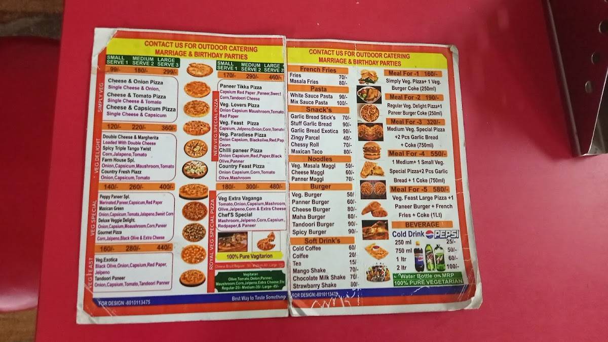 Ad Pizza Hub Mainpuri menu