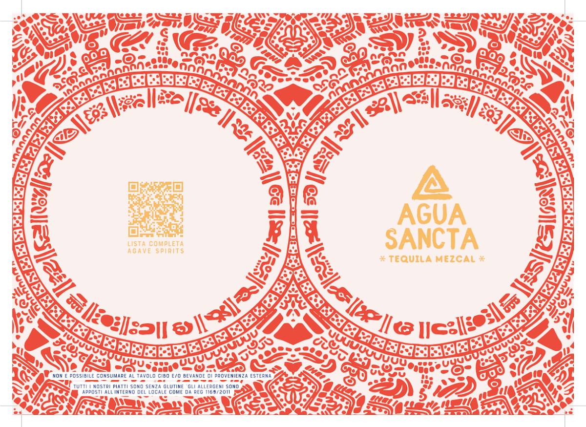 Menu di Agua Sancta 