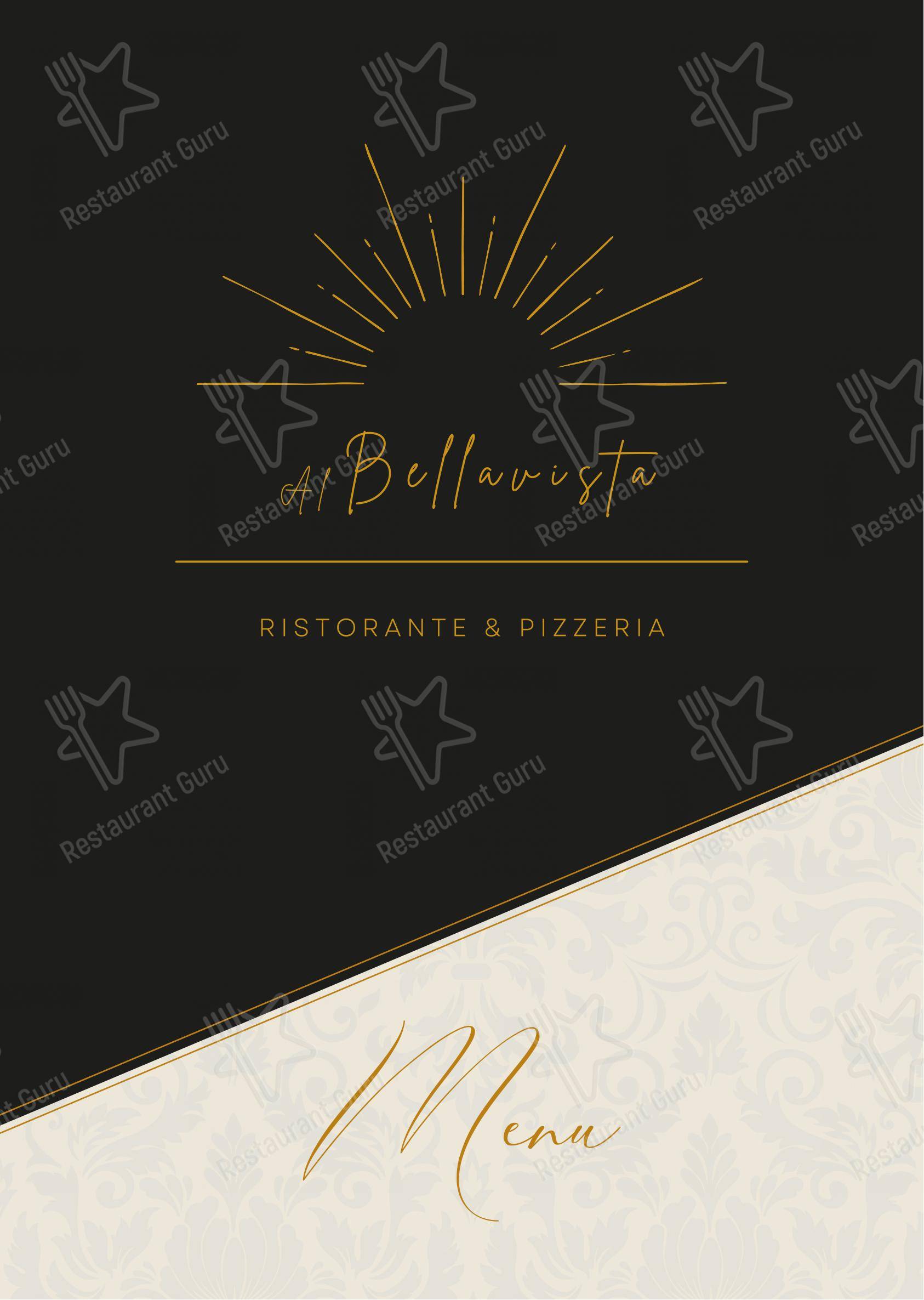 Menu per Ristorante Al Bellavista ristorante