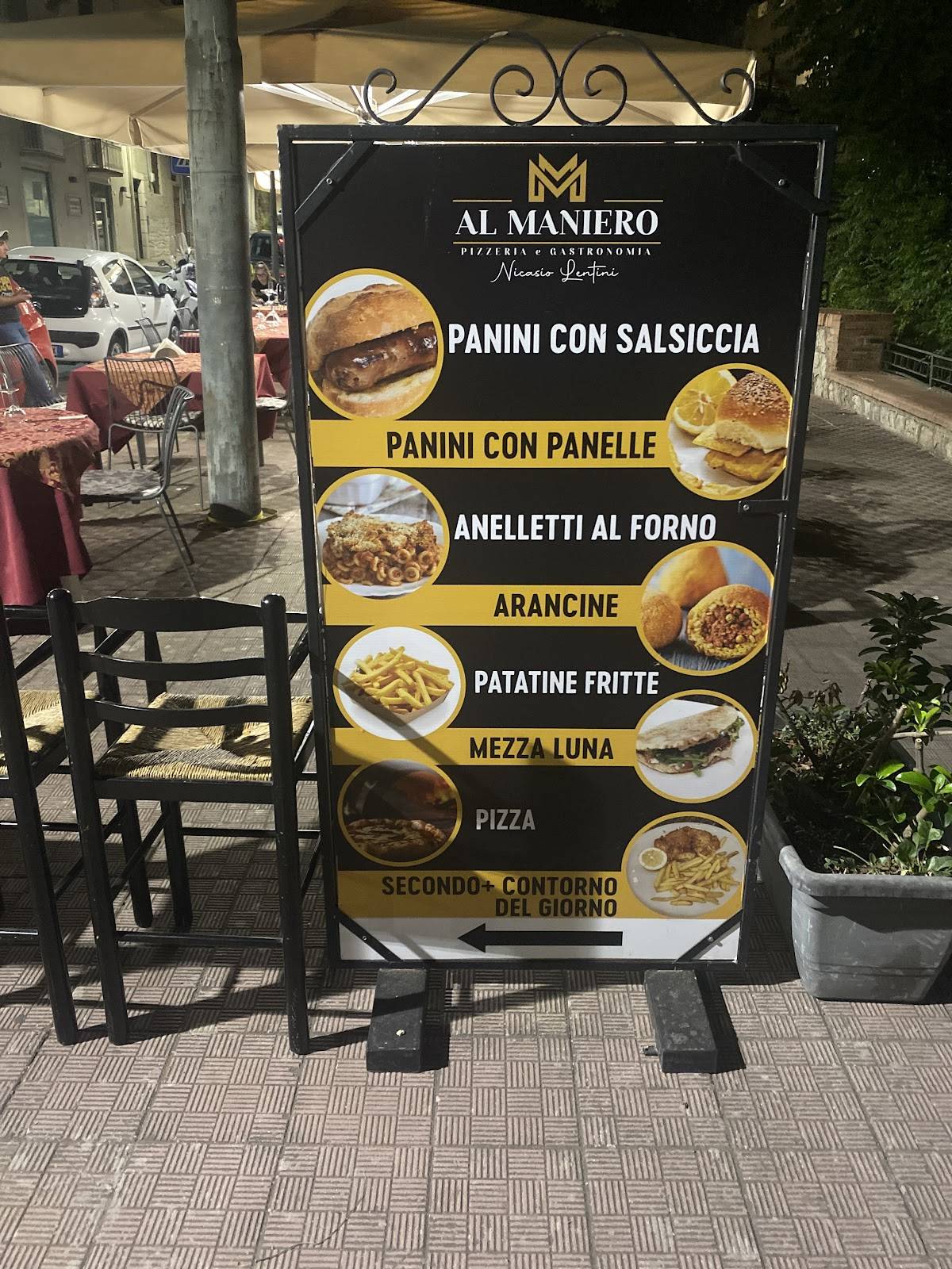 Menu di Al Maniero 