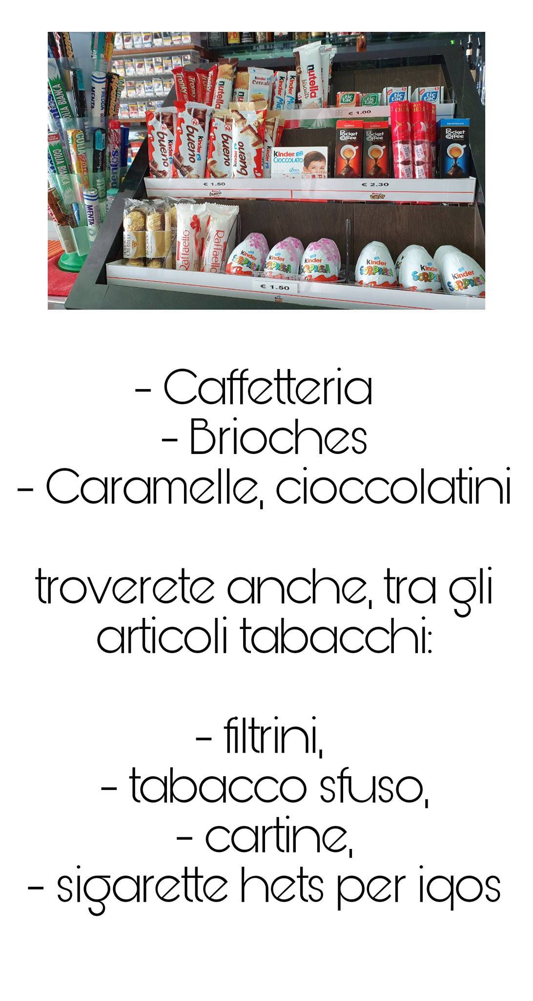 Menu di Al Ponte • snack-bar since 1968 
