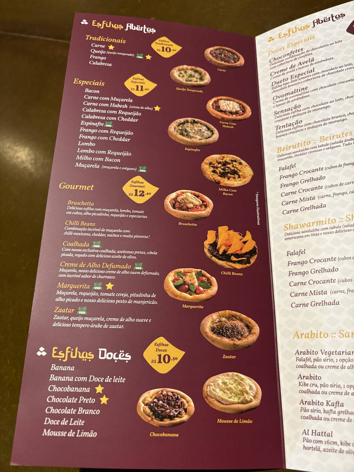 Al Sultan Comida Árabe - Ecoville cardápio