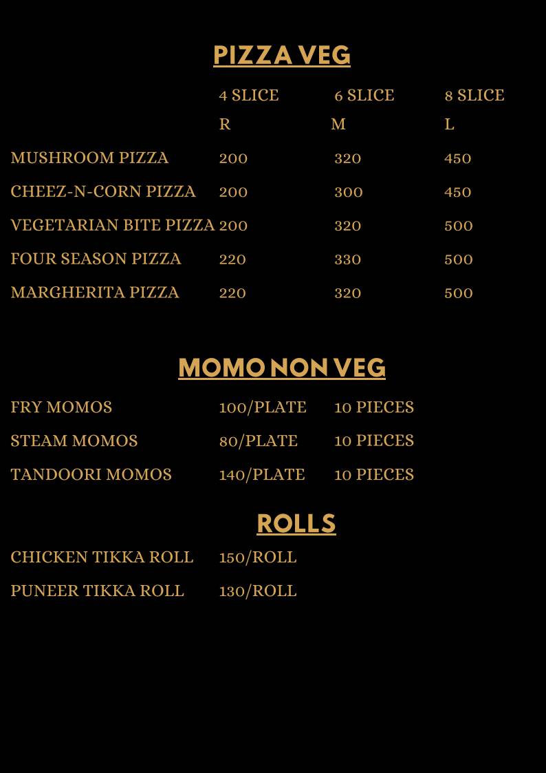 Al-zaiqa biryani centre menu