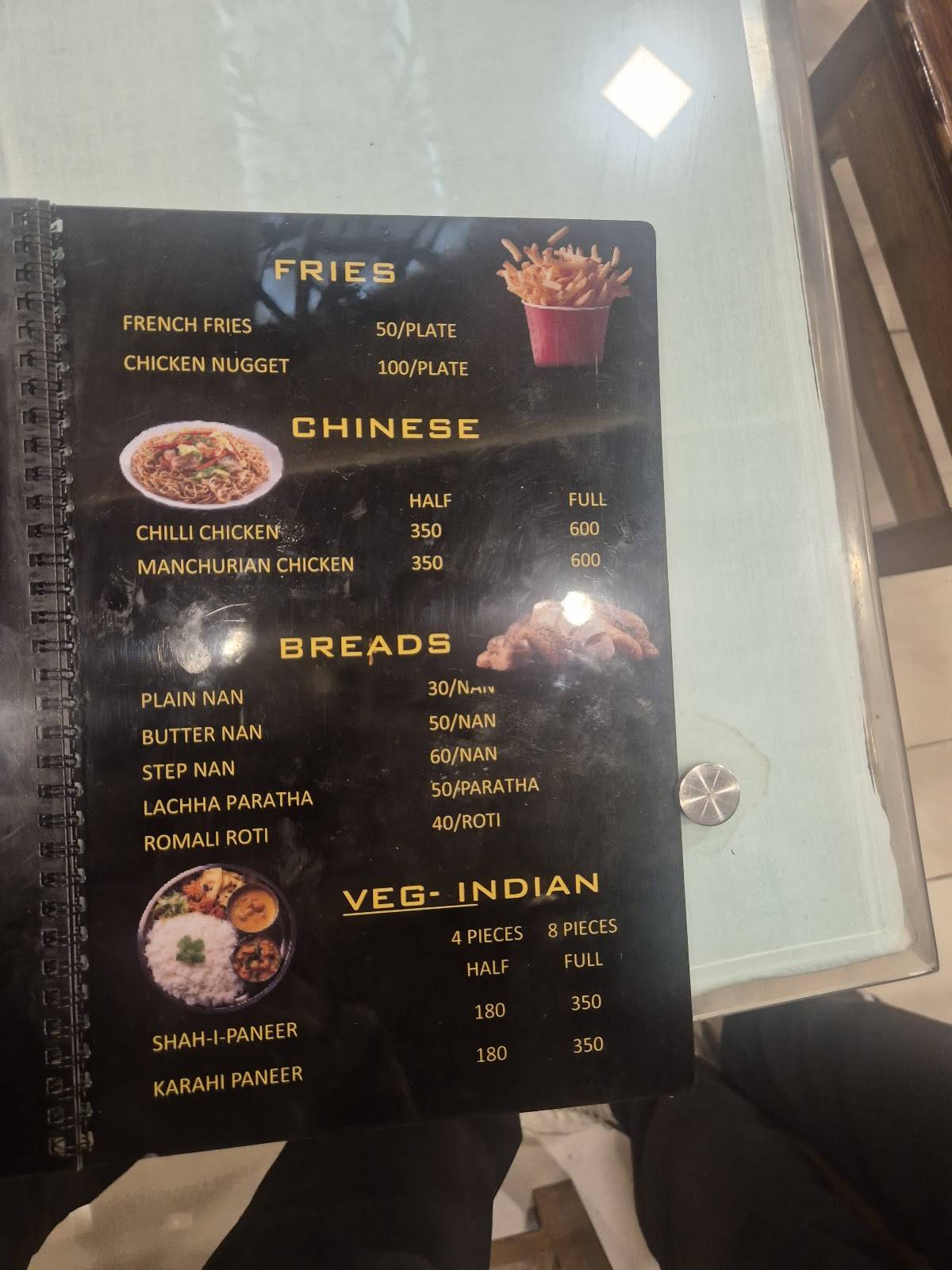Al-zaiqa biryani centre menu