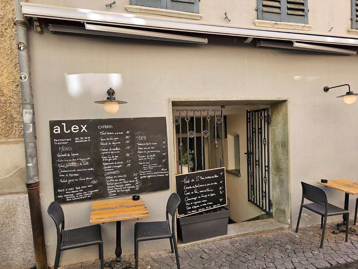Menu de Alex restaurant