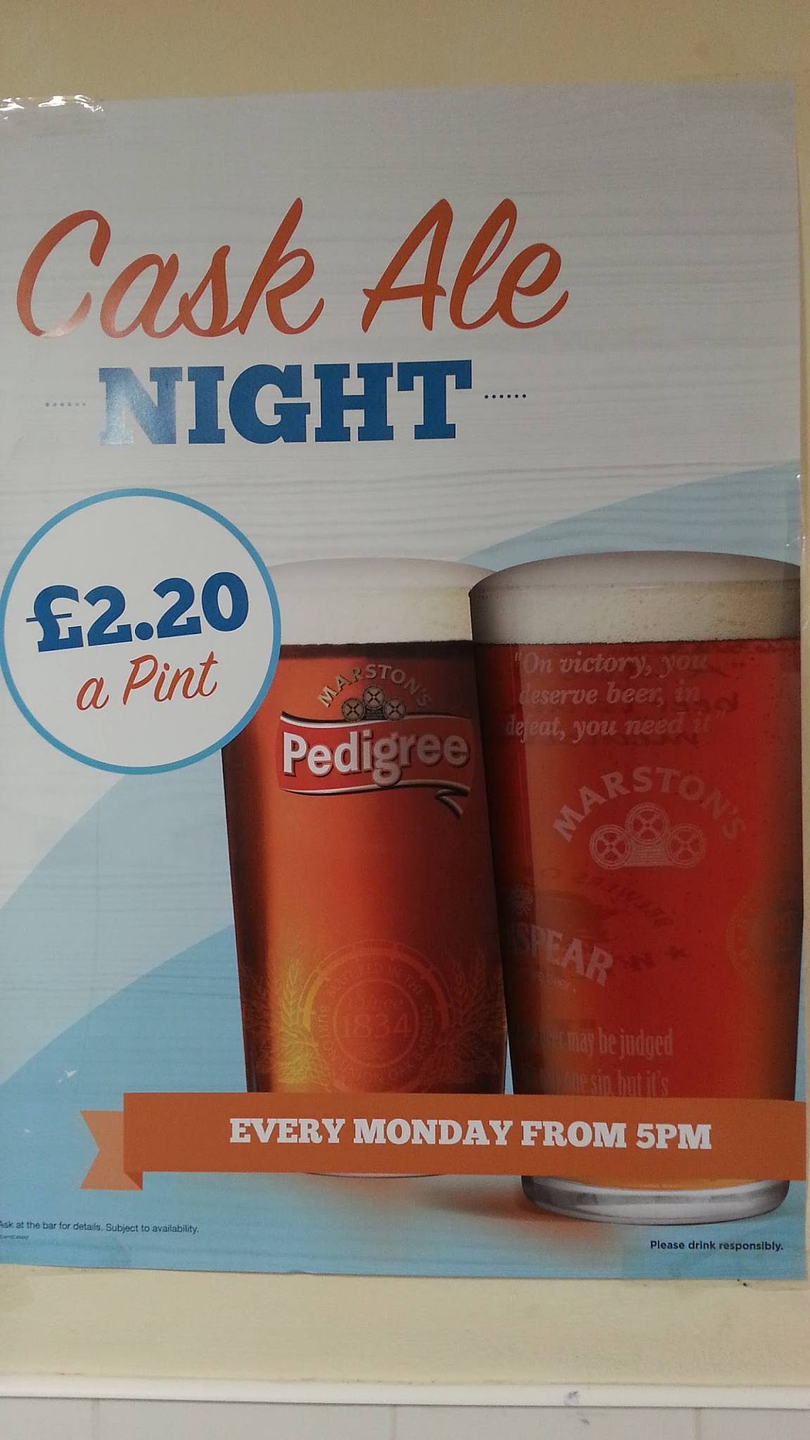 Menu at & Dragon pub & bar, BartonunderNeedwood