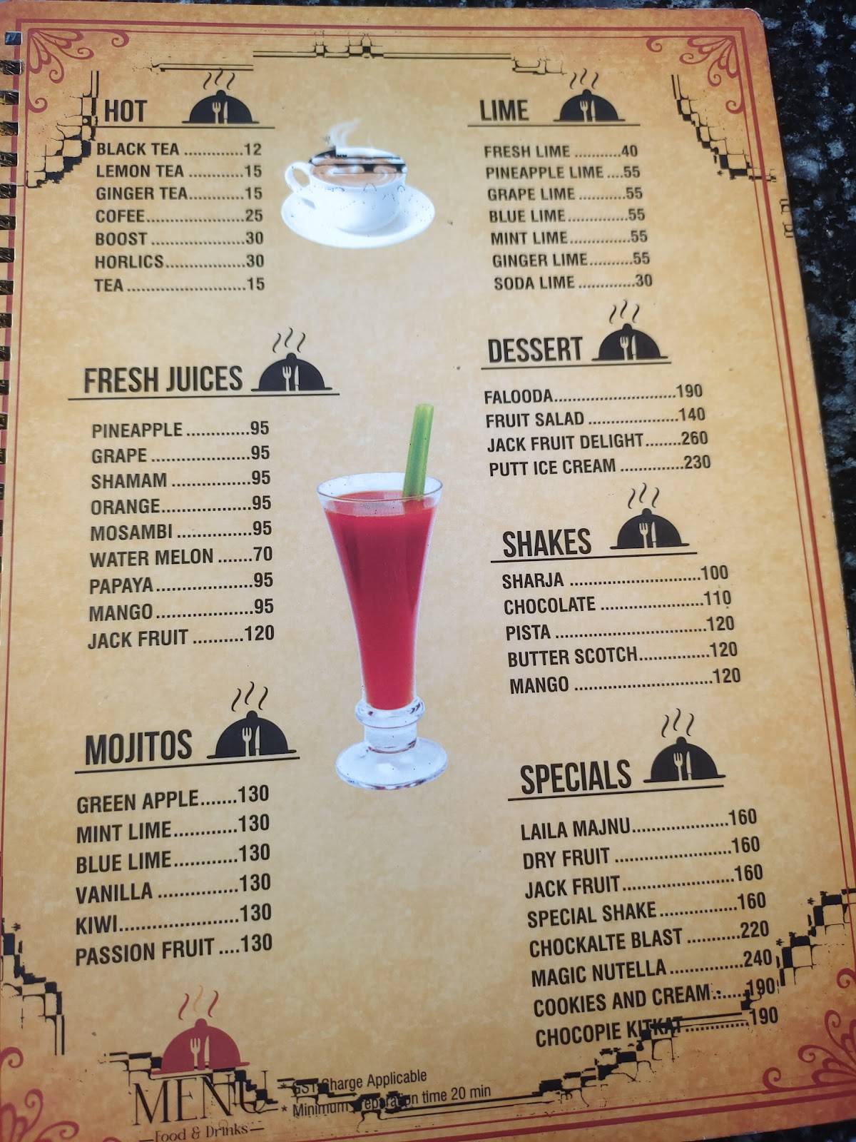 AL SAJ KITCHEN menu