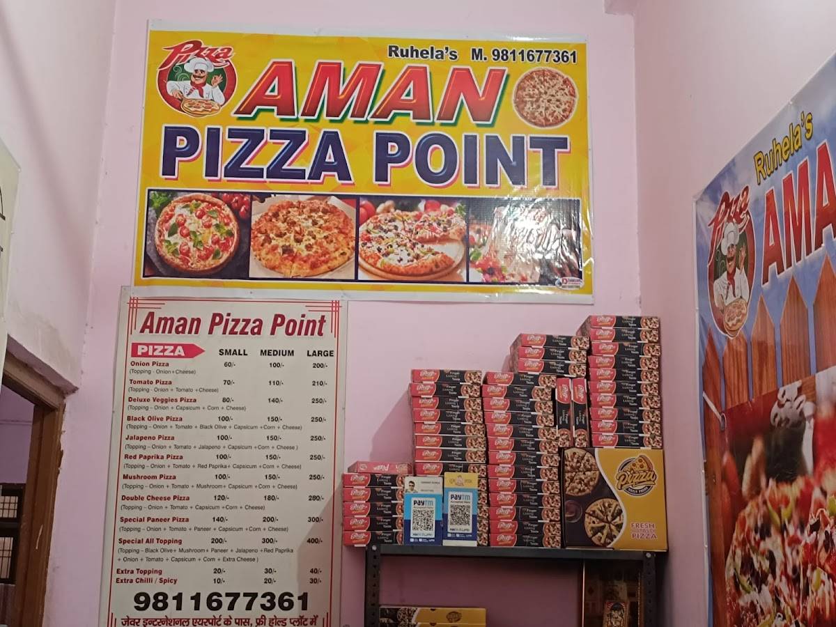 Aman Pizza Point menu