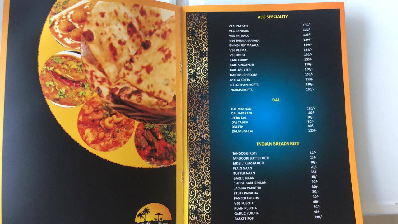 SALT N SAND menu