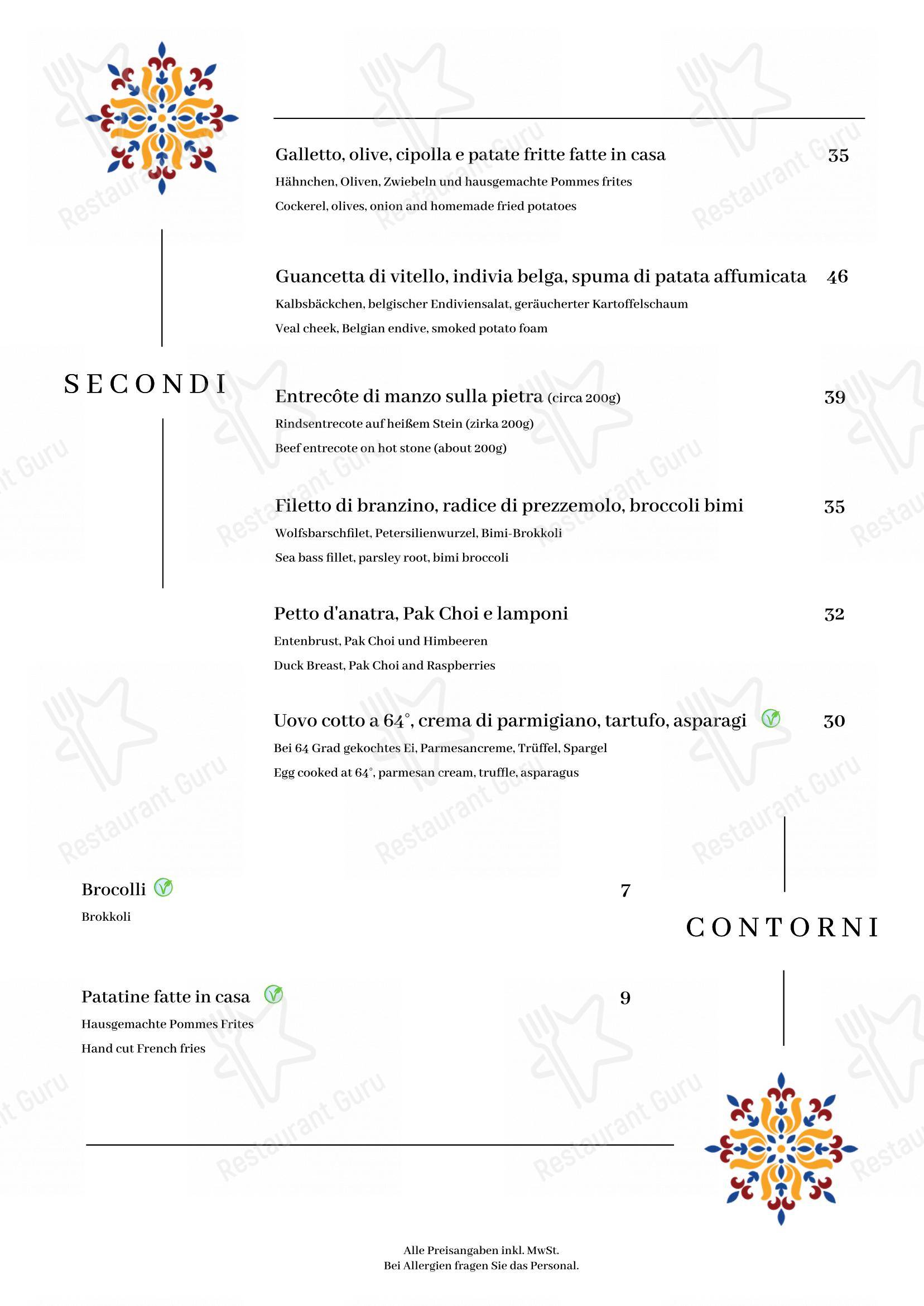 Menu di AnaMiRa Italian Restaurant & Pizza - Menu