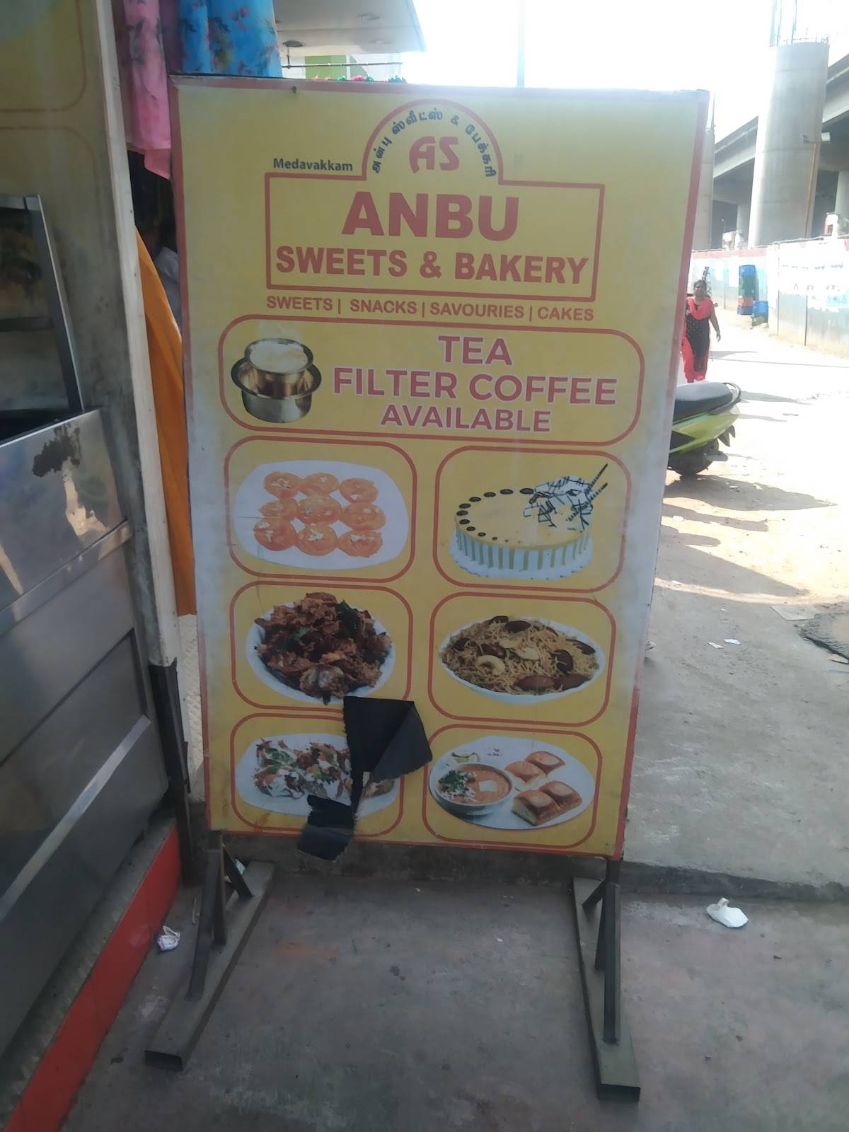ANBU SWEETS & BAKERY (Medavkkam Anbu Sweets) menu