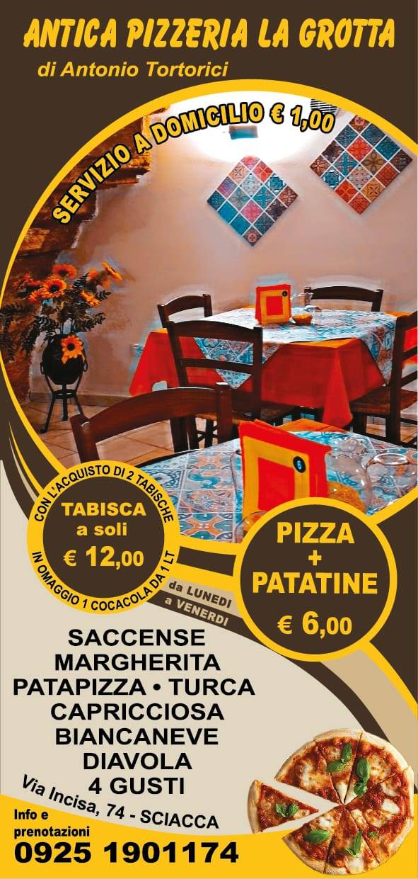 Menu di Antica Pizzeria La Grotta 