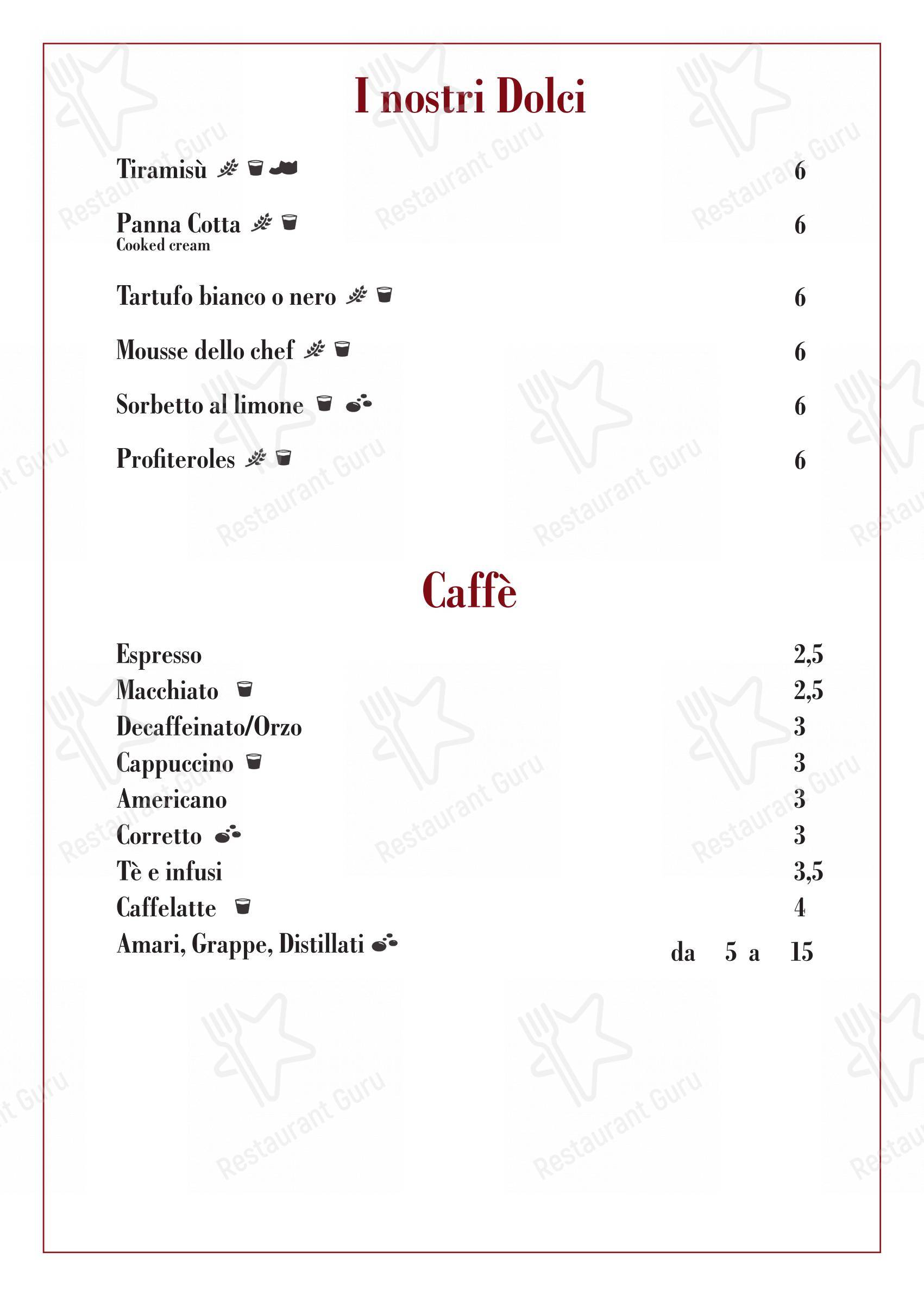 Menu per Antico Gatoleto Ristorante Pizzeria in Venezia