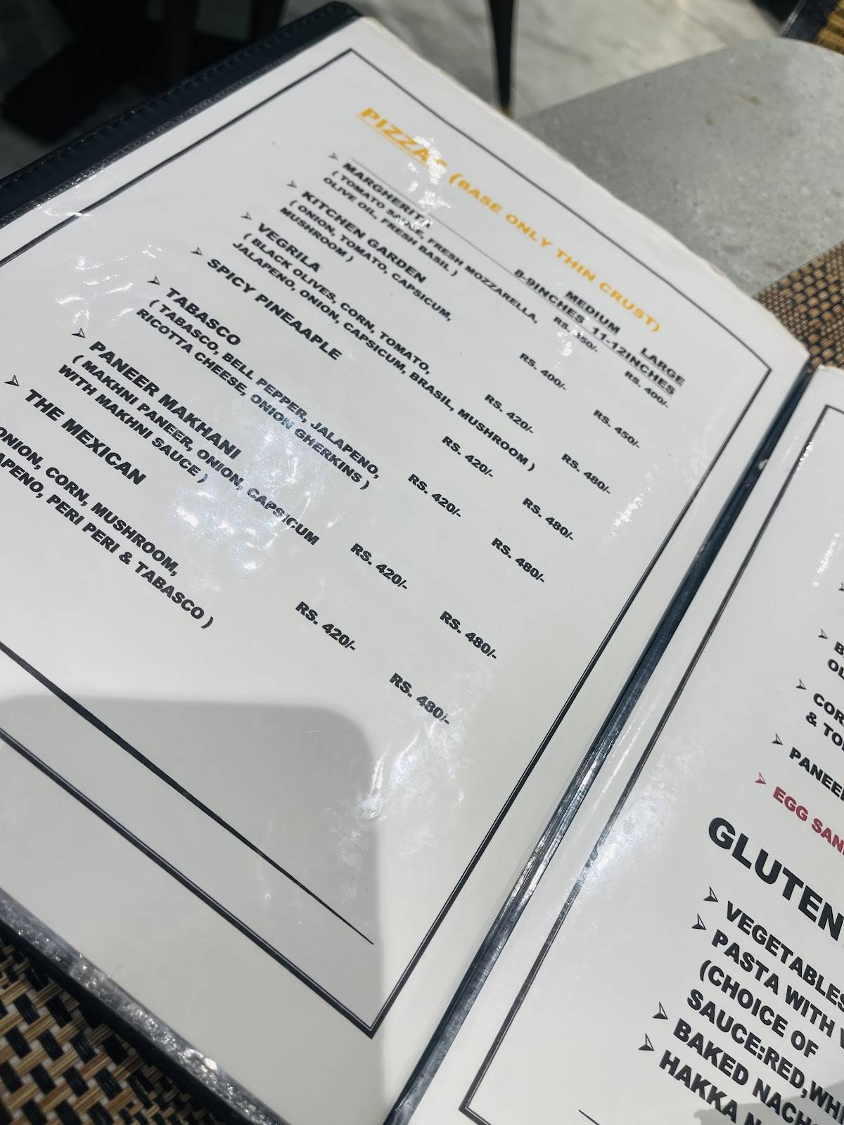 Anuraag's Cafe & Live Bakery menu