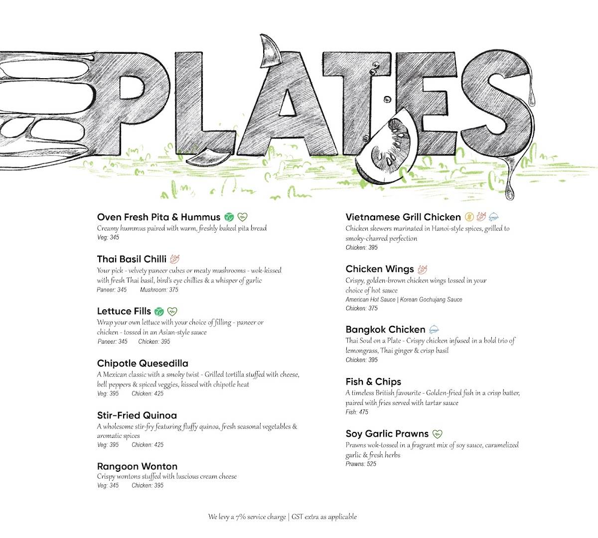 Appetito menu